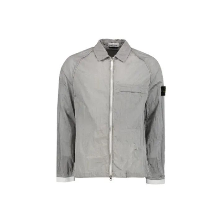 Stone Island Stone Island Metallic Nylon Shirt Jacket Size US XL / EU 56 / 4 - 1 Thumbnail