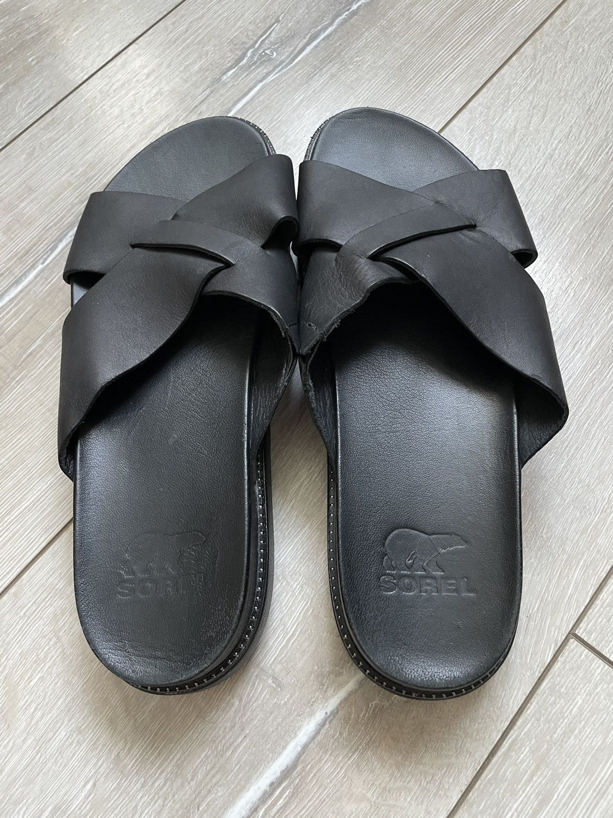 SOREL Sorel Leather Sandals Cameron Platform Mule Size 9 Womens Size US 9 / IT 39 - 3 Thumbnail
