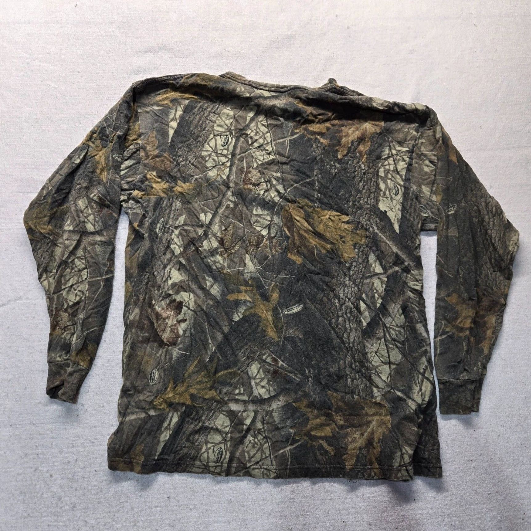 Wrangler VINTAGE Pro Gear Wrangler Realtree Hardwood Camouflage Long Sleeve Shirt Men XL All Seasons Hunting 2000s Size US XL / EU 56 / 4 - 7 Thumbnail