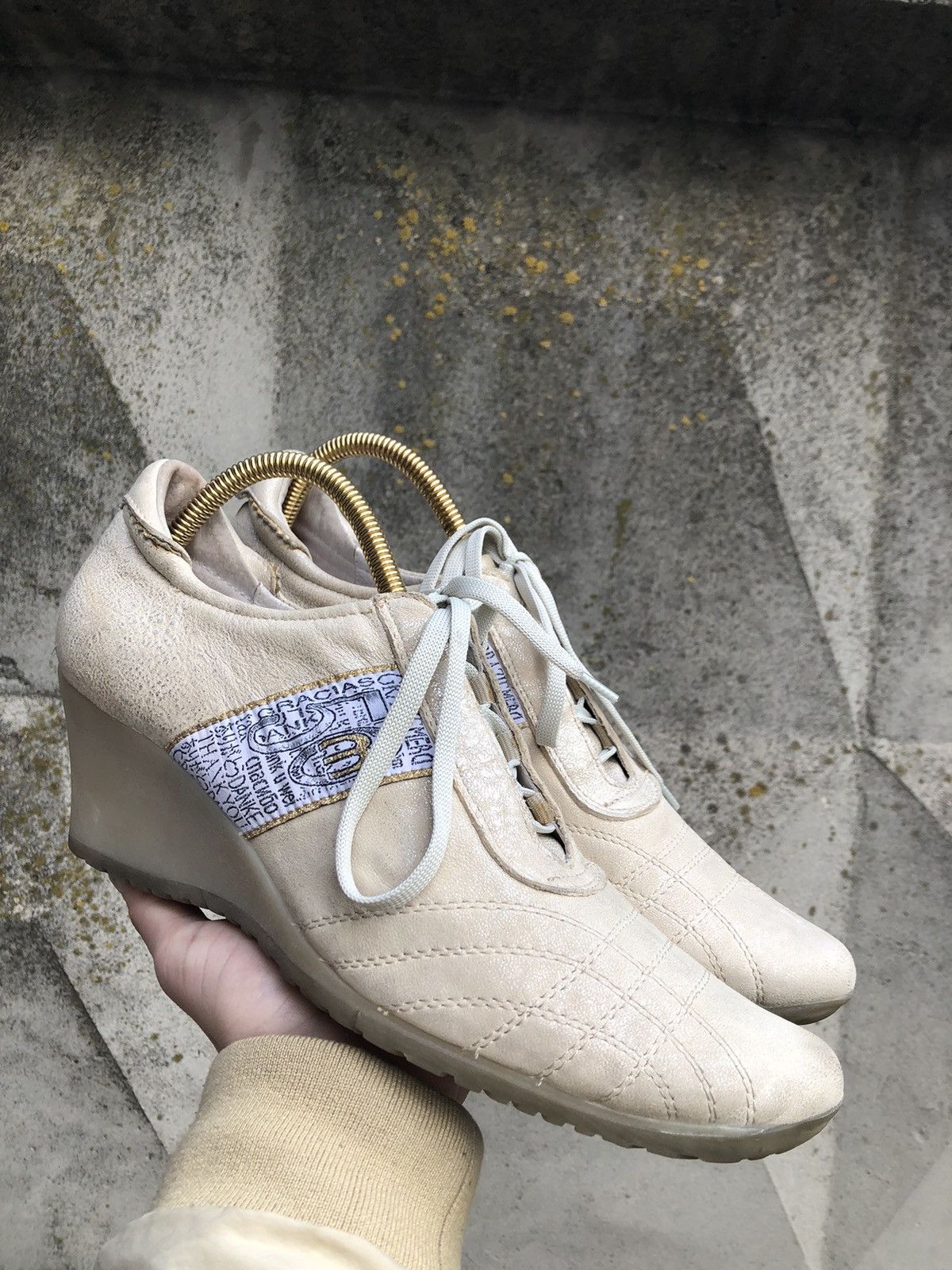 Vintage Vintage Italian Designer vintage Futuristic shoes Size US 10 / IT 40 - 1 Thumbnail