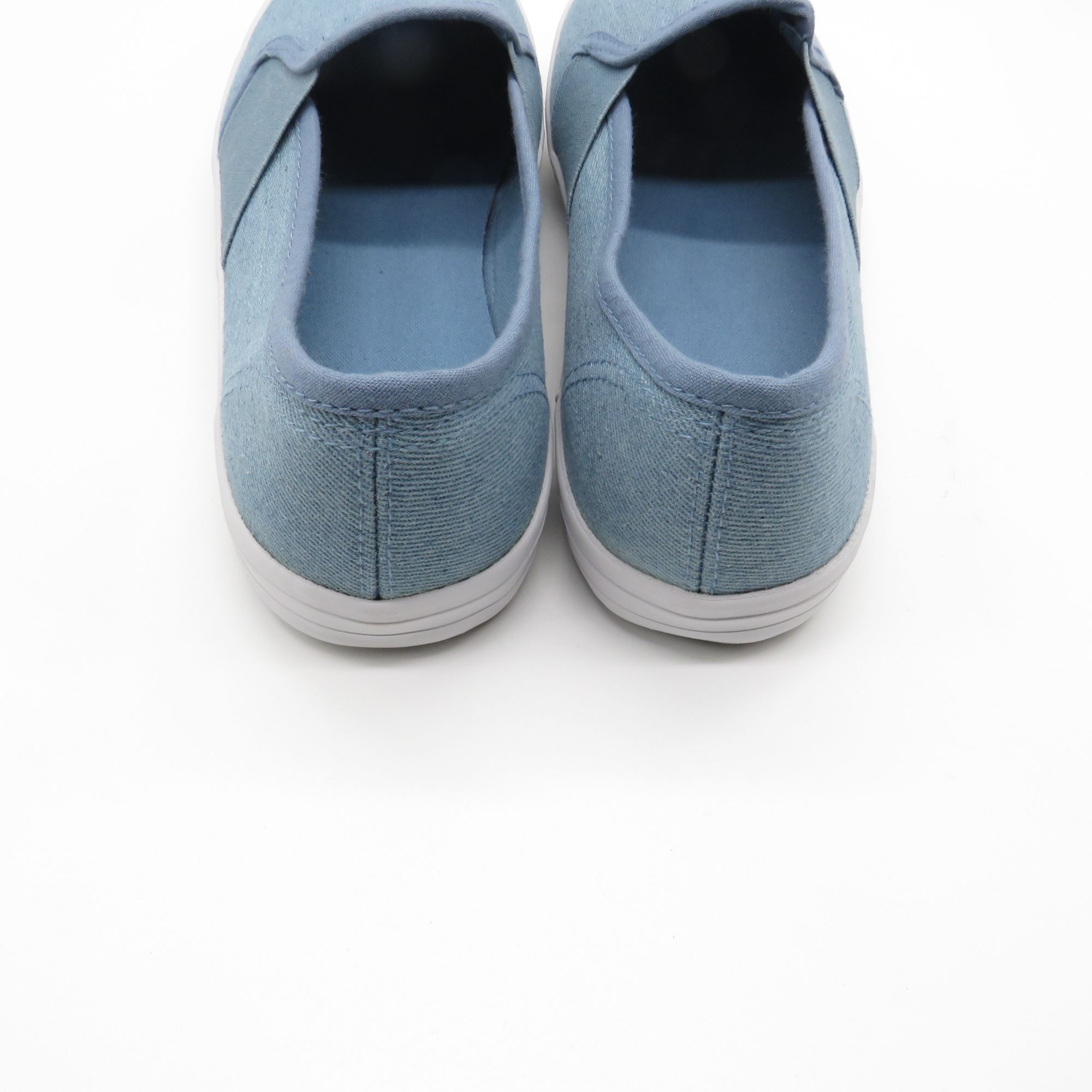 Other Evans Womens Slip-On Denim Sneakers Size 6EEE Blue Casual Sh Size US 6 / IT 36 - 5 Thumbnail