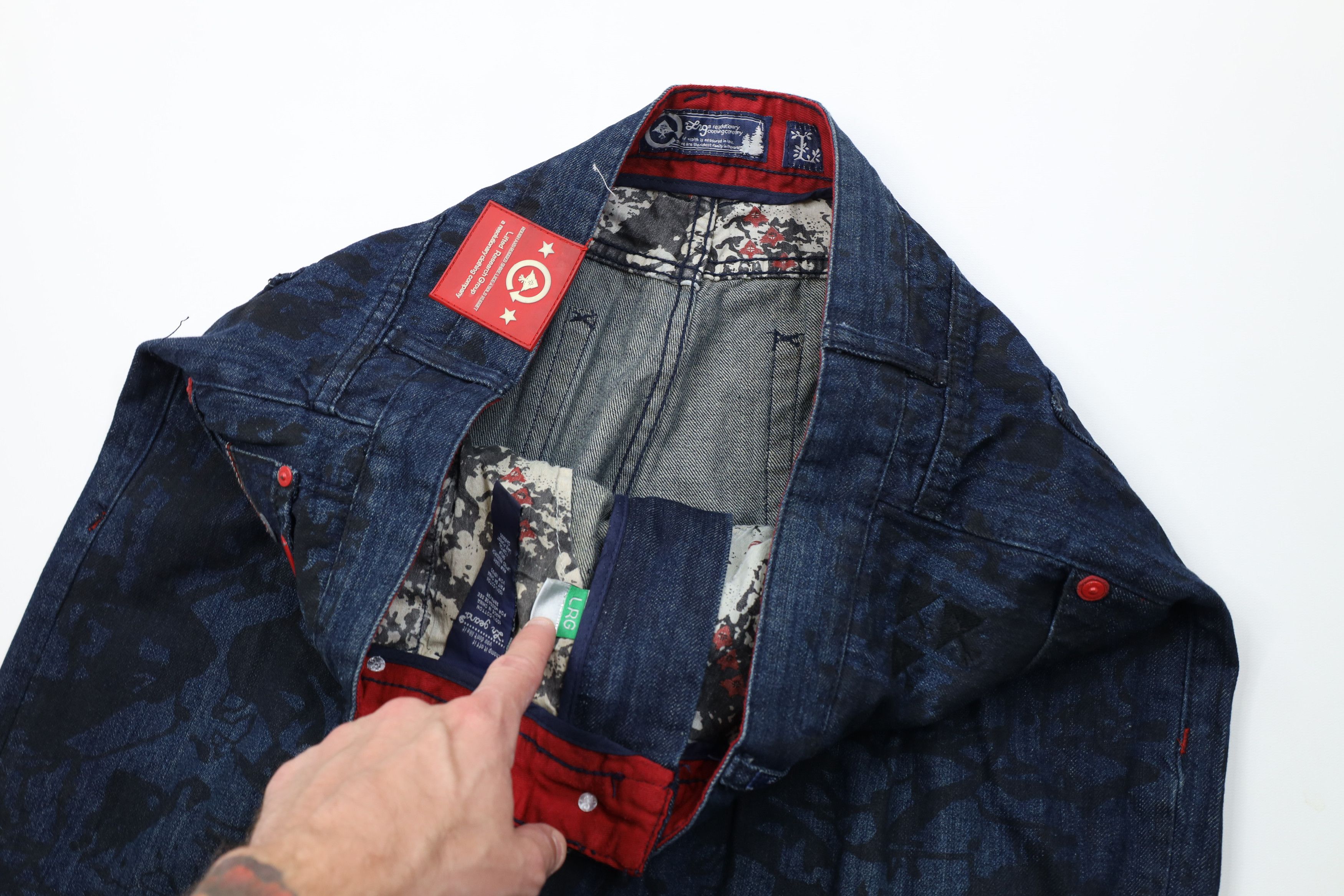 Vintage Vintage LRG Lifted Research Group Baggy Wide Leg Denim Jeans Size US 40 / EU 56 - 8 Thumbnail