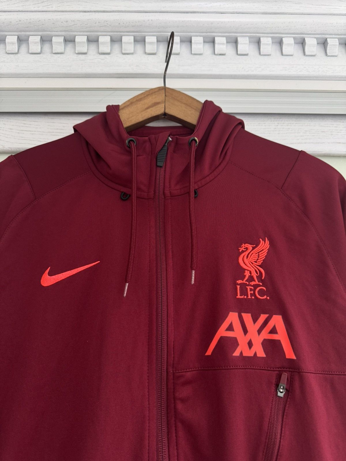 Nike Liverpool 2019-2020 Soccer Hooded Jacket Football Jersey Kit Size US M / EU 48-50 / 2 - 5 Thumbnail