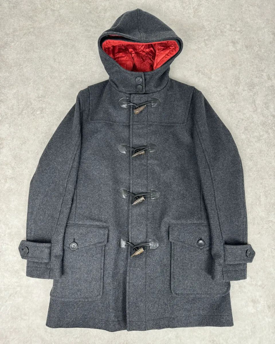 AW2007 Dolce & Gabbana Montgomery Grey Wool Hooded Long Coat