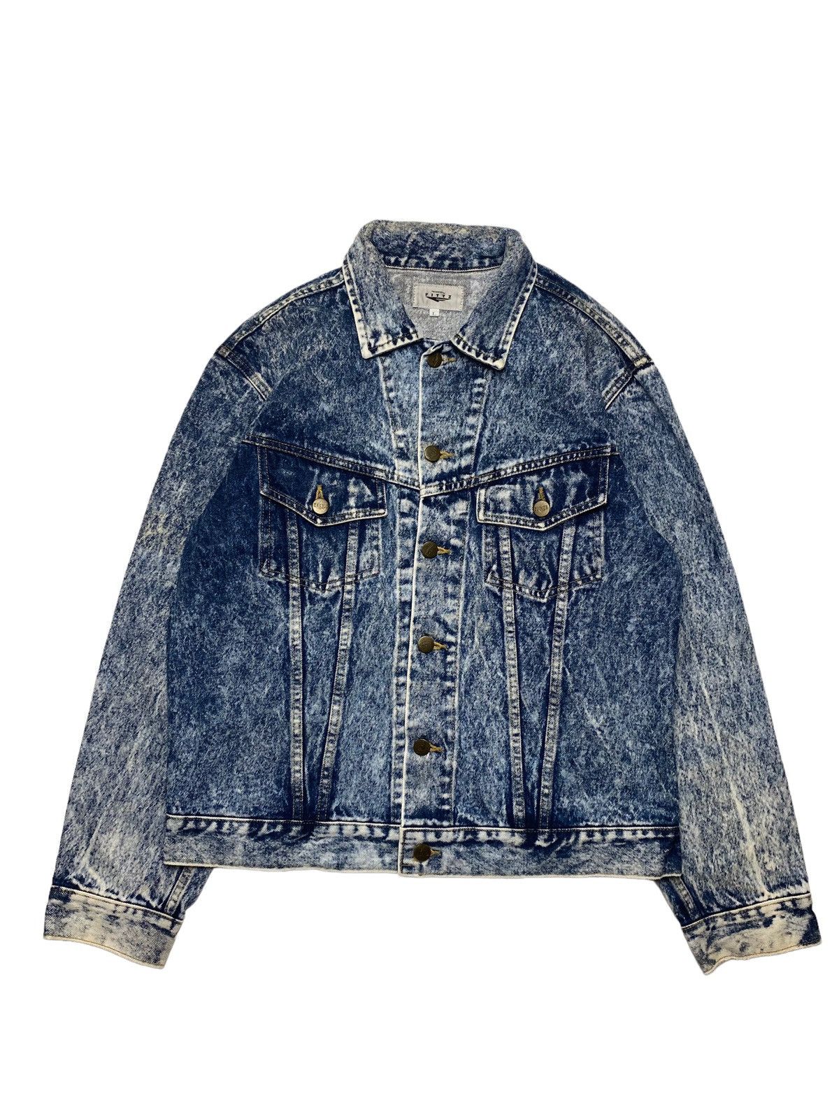 If Six Was Nine 1990s Fitz - Glacier Snow Wash Denim Size US M / EU 48-50 / 2 - 1 Thumbnail
