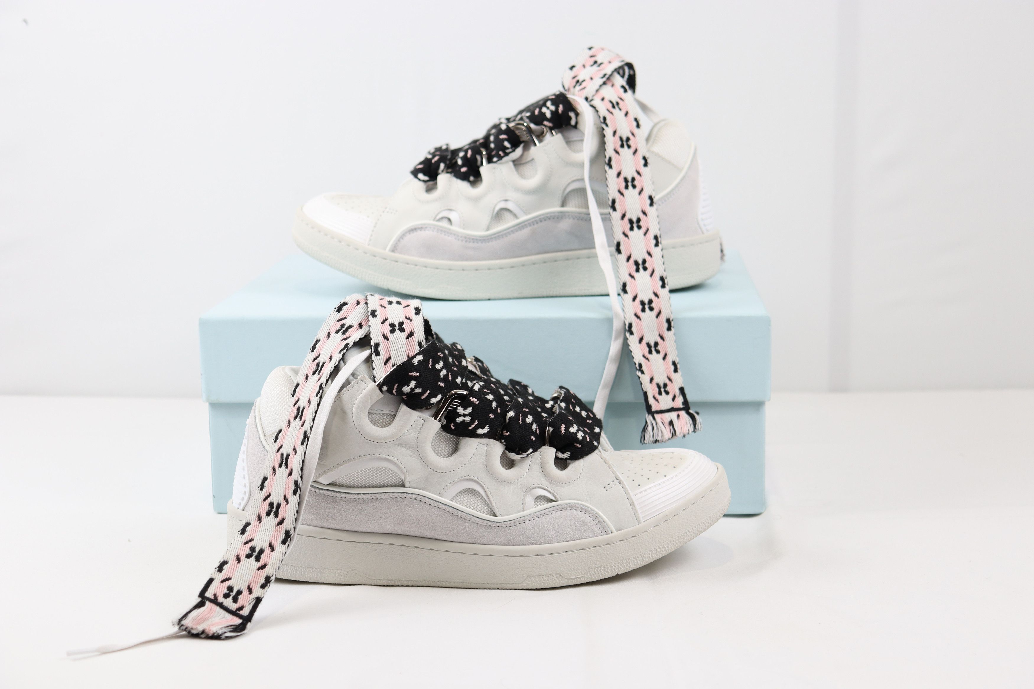 Lanvin o1rshd Curb Sneakers in White Size US 10 / EU 43 - 1 Thumbnail