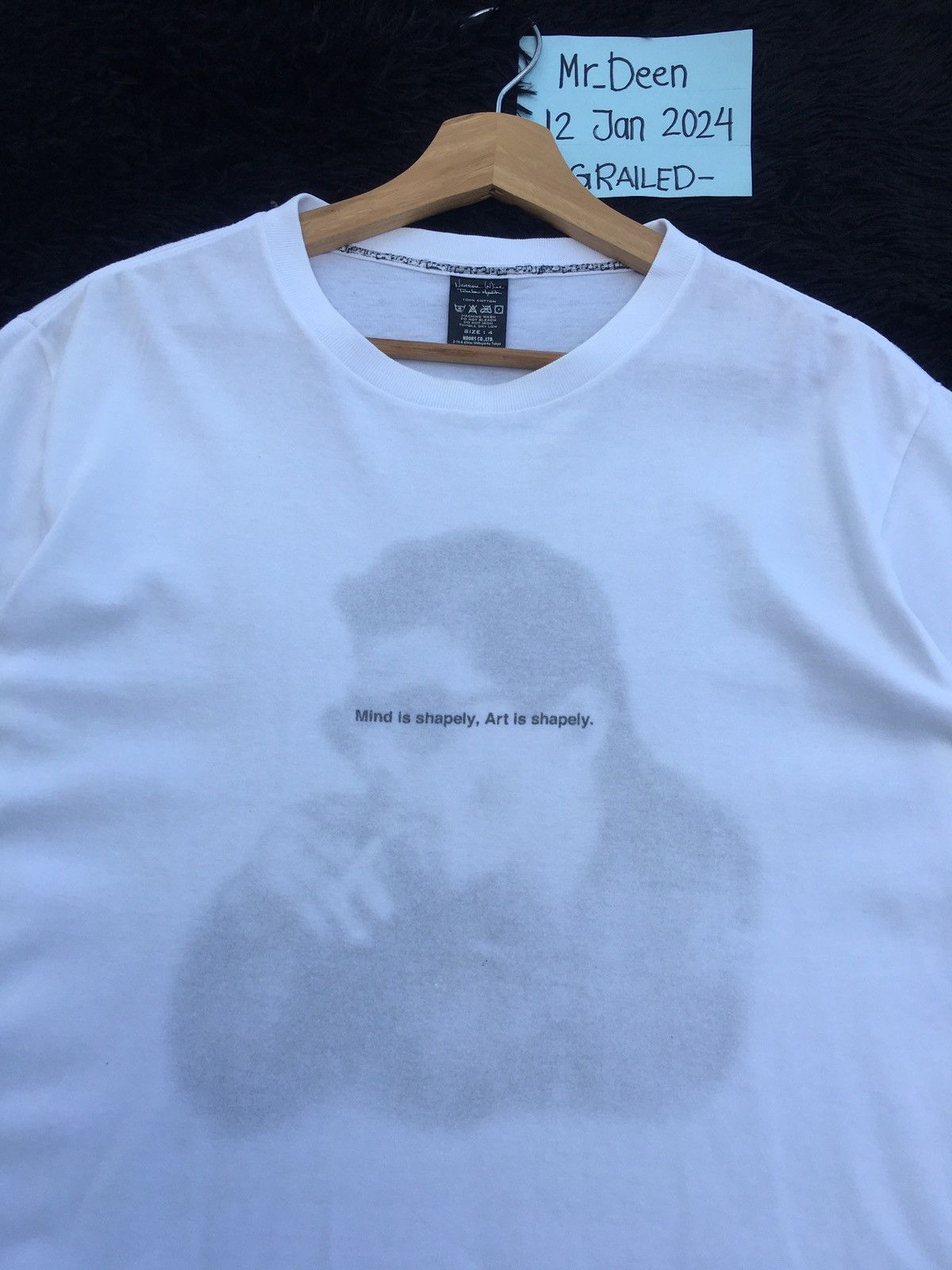 Number (N)ine Rare Number Nine Allen Ginsberg Poetics and Photo Tee Size US L / EU 52-54 / 3 - 8 Thumbnail
