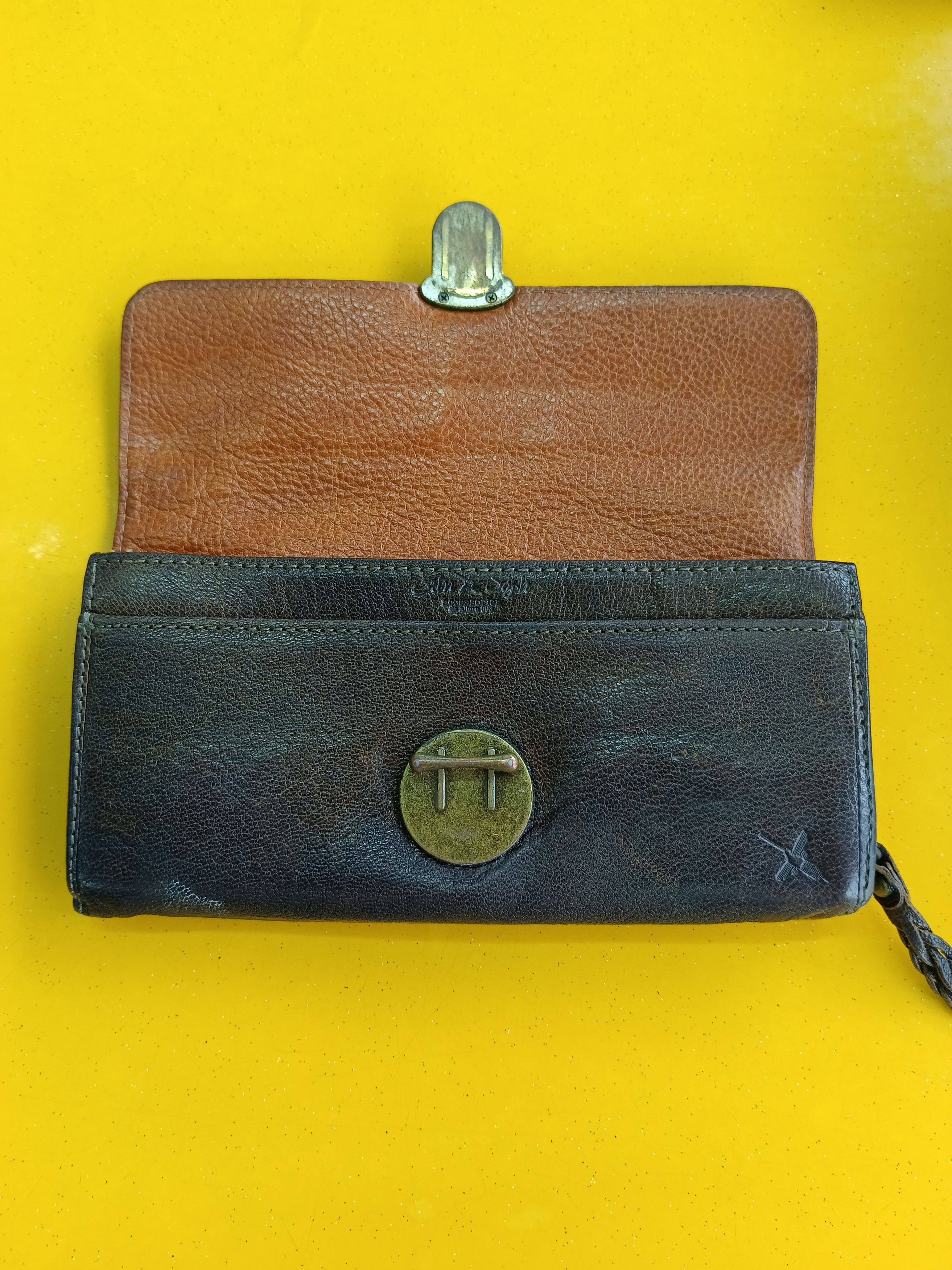 Japanese Brand × Leather AIN SOFT PATINA LEATHER LONG WALLET Size ONE SIZE - 3 Thumbnail