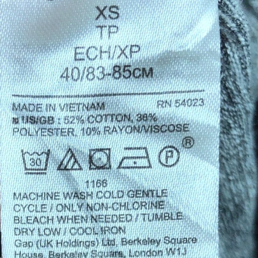 Banana Republic Banana Republic Womens Shirt Gray Crew Long Sleeve Front Twist Tunic XS Size XS / US 0-2 / IT 36-38 - 7 Thumbnail