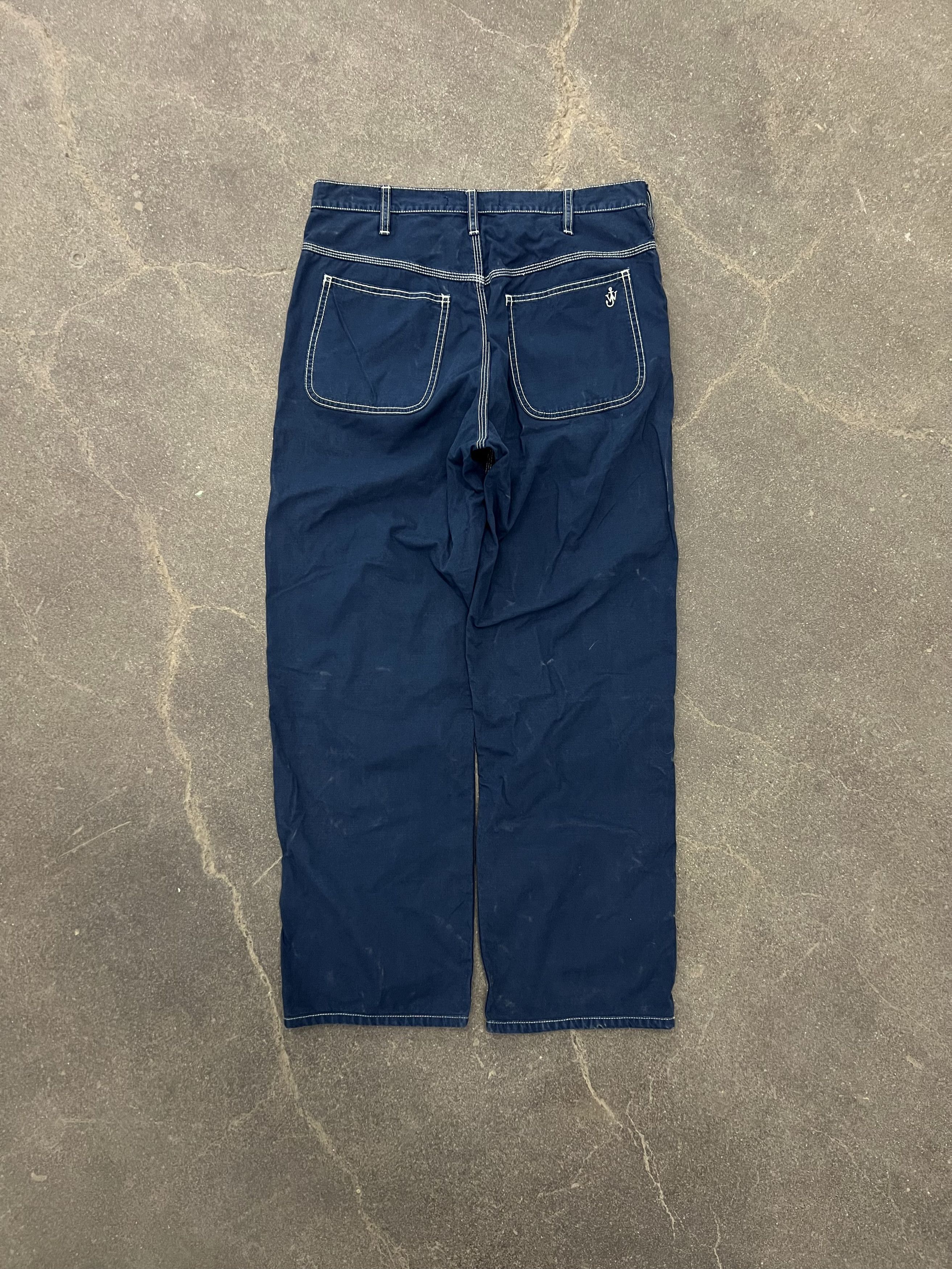 JW Anderson × Uniqlo JW Anderson X Uniqlo Straight Leg Patch Back Pocket Pants Size US 30 / EU 46 - 2 Thumbnail