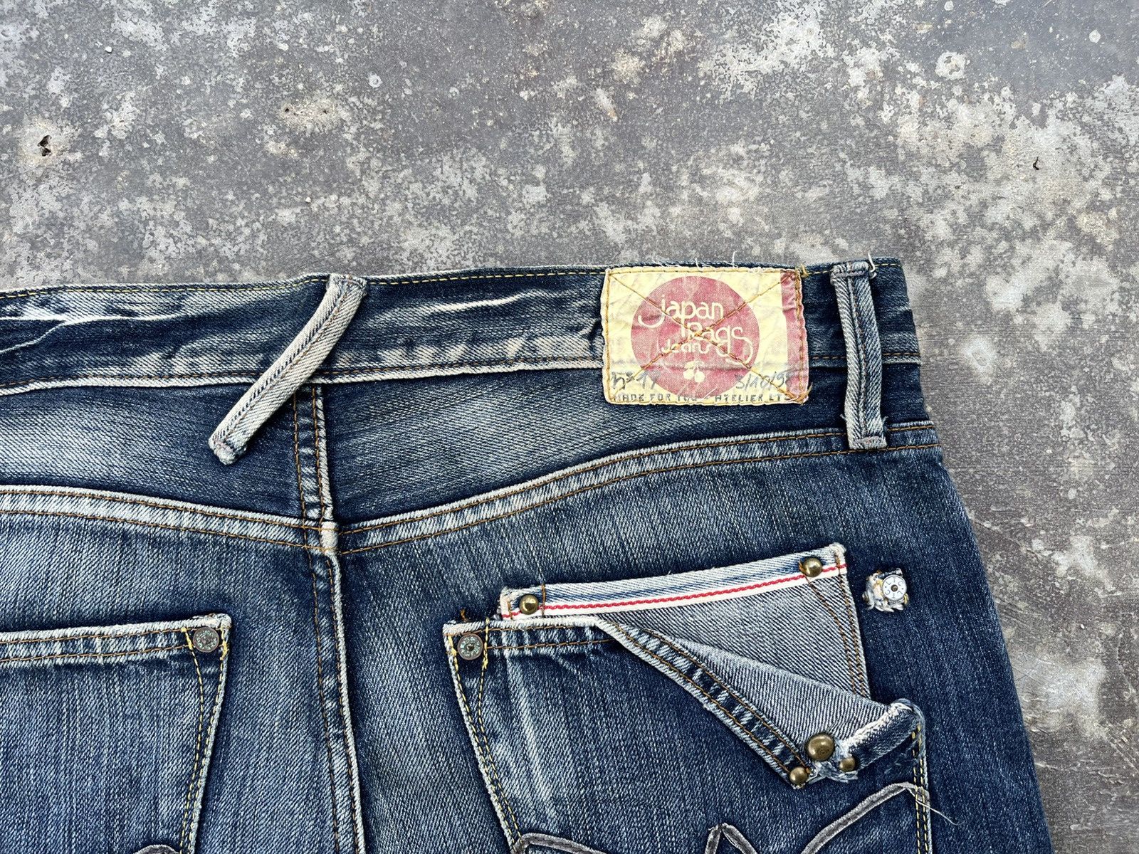 If Six Was Nine × Japanese Brand × Vintage Vintage Selvadge Japan Rags Jeans Size US 34 / EU 50 - 14 Thumbnail