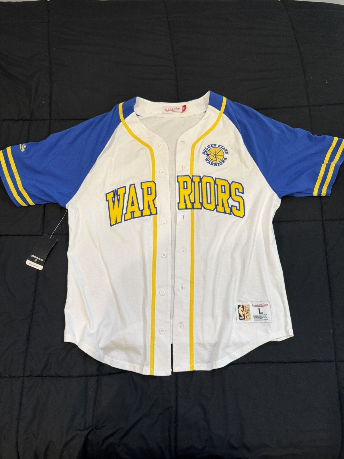 Mitchell & Ness Mitchell & Ness Golden State Warriors Baseball Jersey Size L Size US L / EU 52-54 / 3 - 1 Thumbnail