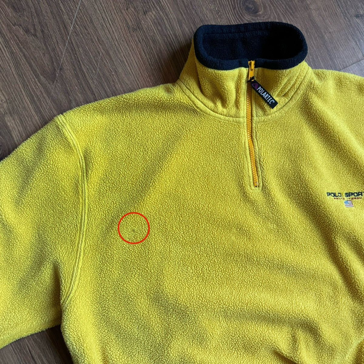 Ralph Lauren Sport Vintage Polo Sport Ralph Lauren 1/4 Zip Fleece Pullover 90s Size US L / EU 52-54 / 3 - 8 Thumbnail