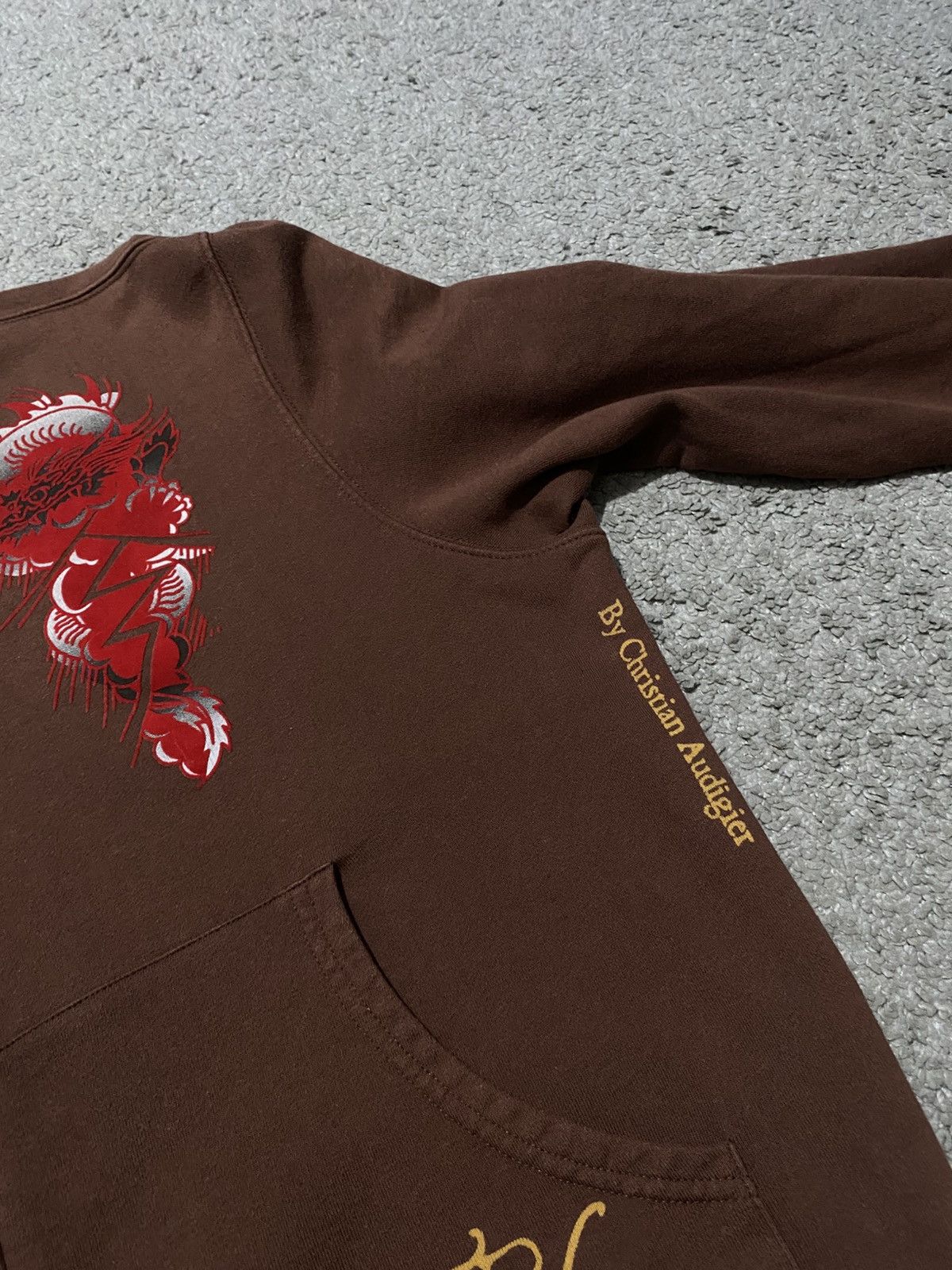 Vintage Ed Hardy Crewneck Zip y2k XL opium drip skull designs baggy Size US XL / EU 56 / 4 - 8 Thumbnail