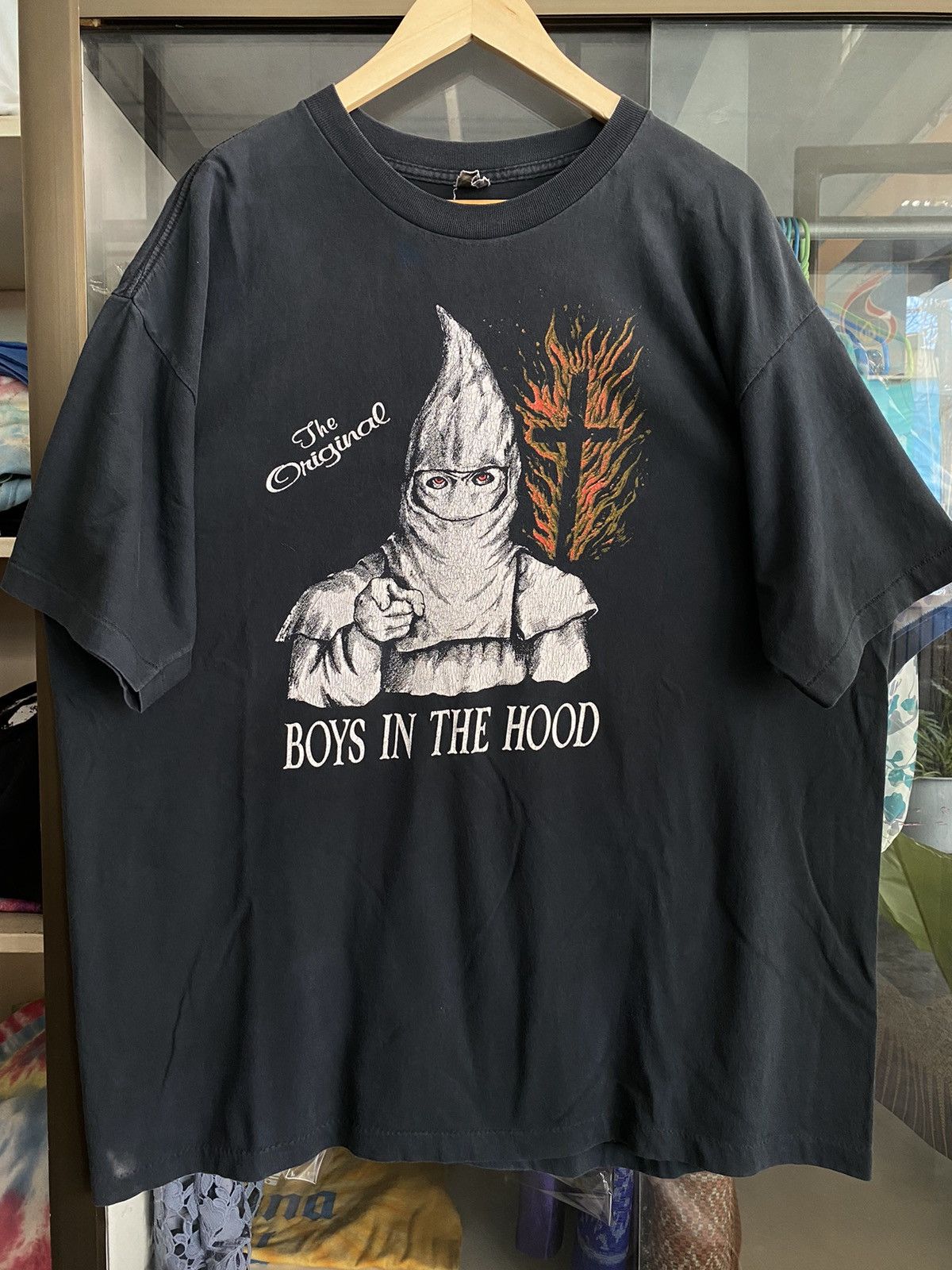 レア フェード THE KKK BOYS 90s IN tシャツ HOOD
