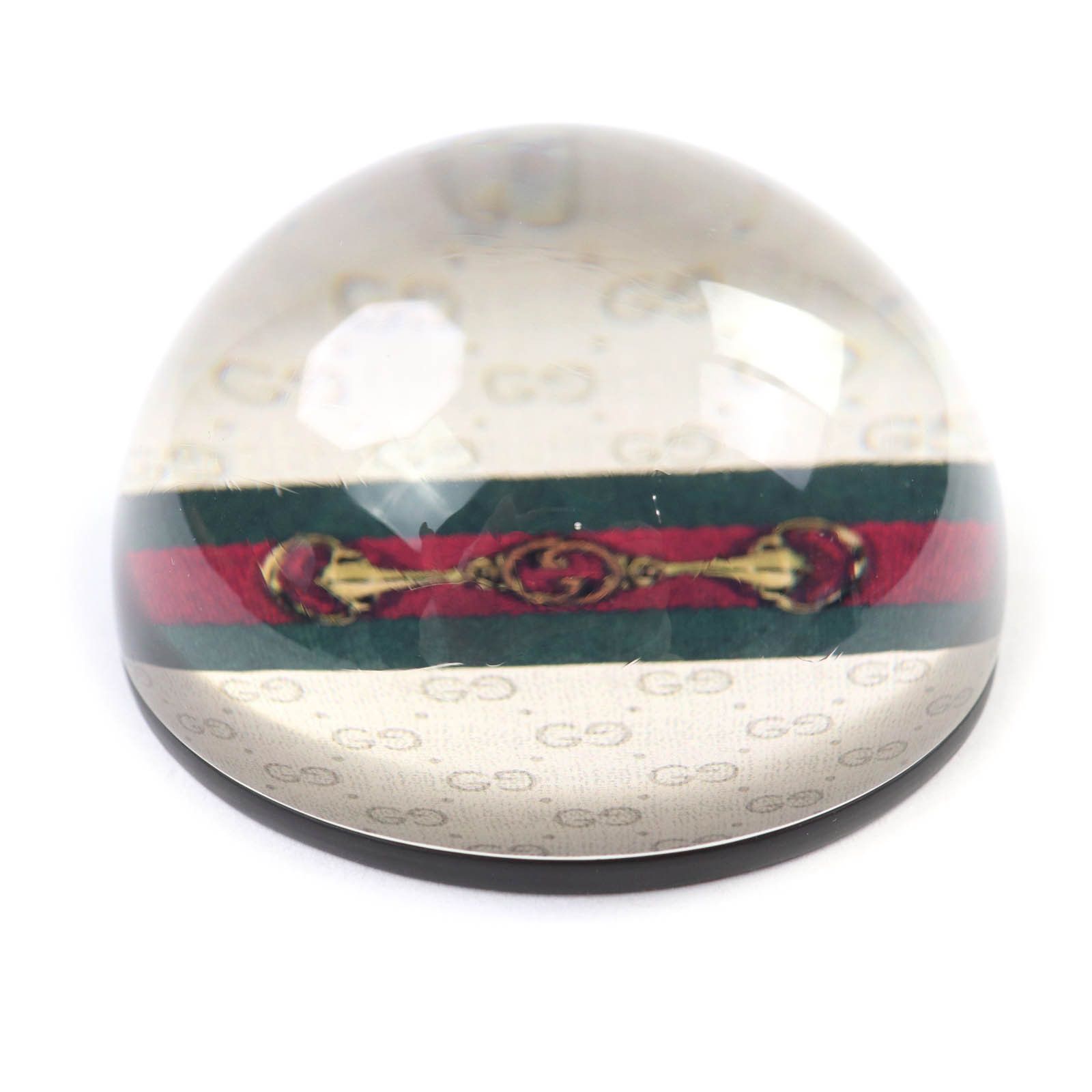 Gucci Gucci Gucci Horsebit Sherry Line Interlocking G Glass Paperweight Glass Other DUTY FREE for USA Size ONE SIZE - 1 Thumbnail