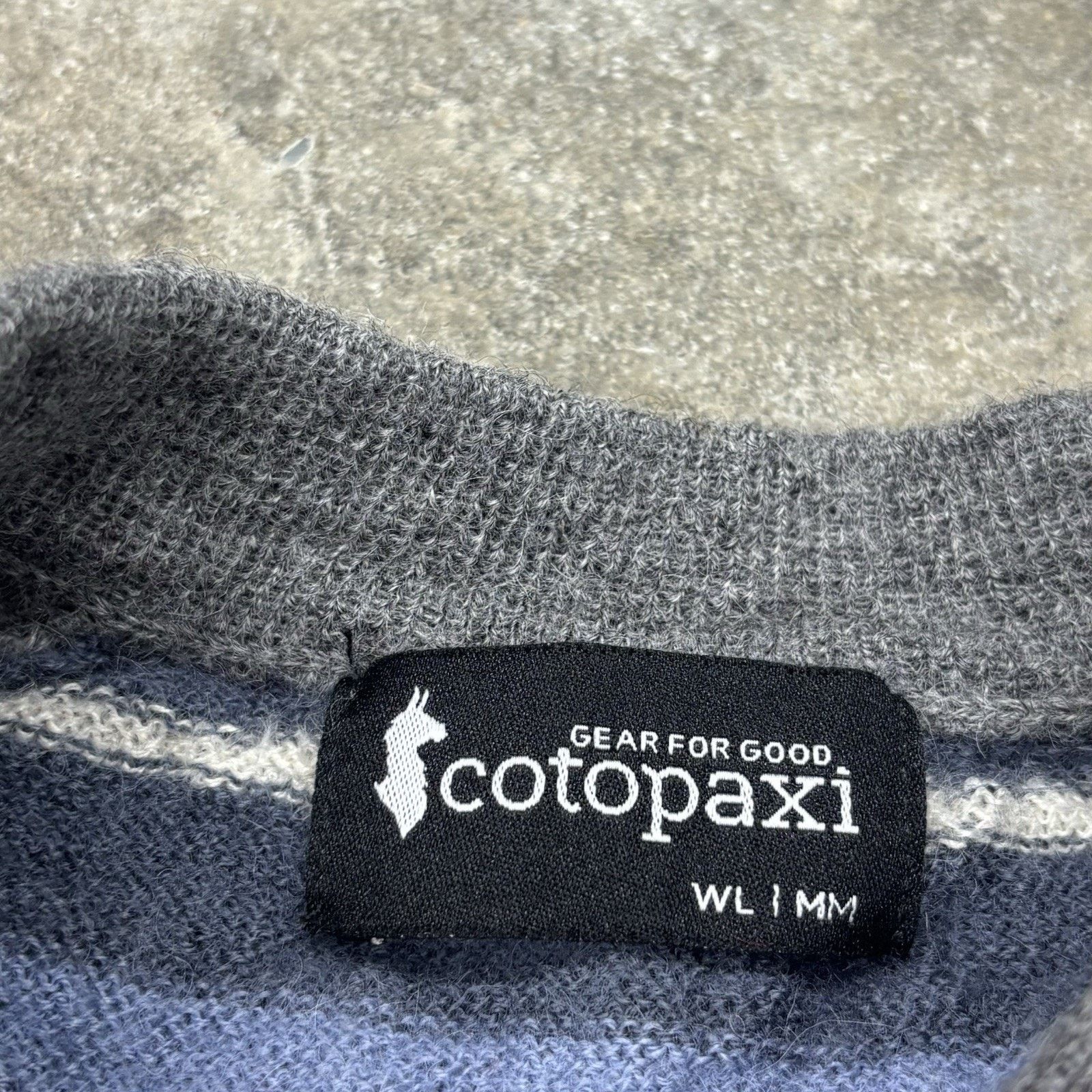 Cotopaxi Cotopaxi Libre Llama Unisex Sweater Gray Red White Blue Size M / US 6-8 / IT 42-44 - 6 Thumbnail
