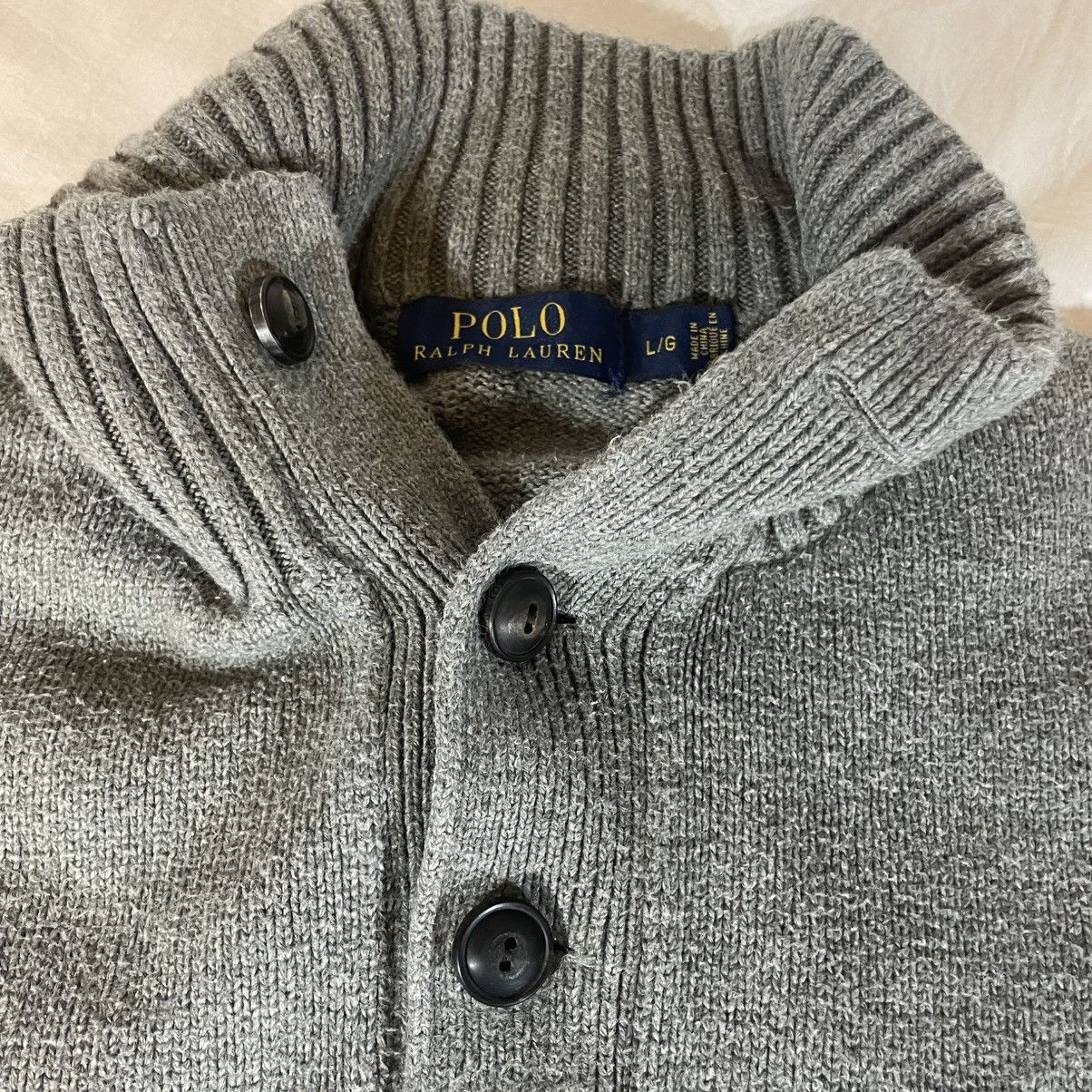 Polo Ralph Lauren Polo Ralph Lauren 1/4 3 Button Mock Neck Knit Sweater Size US S / EU 44-46 / 1 - 2 Thumbnail
