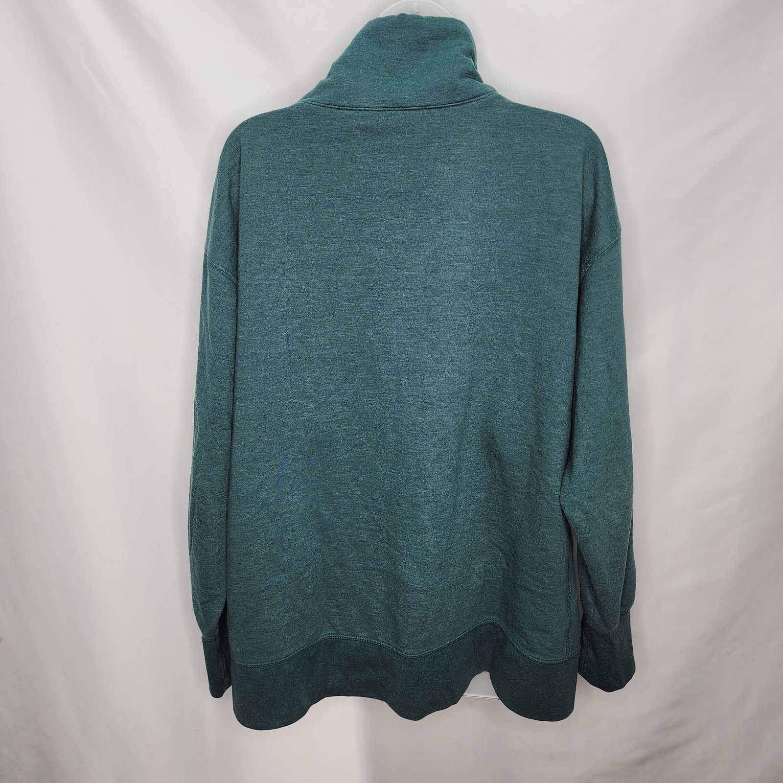 Eddie Bauer Eddie Bauer Green Pull Over Long Sleeve Sweatshirt Size L Size L / US 10 / IT 46 - 2 Thumbnail