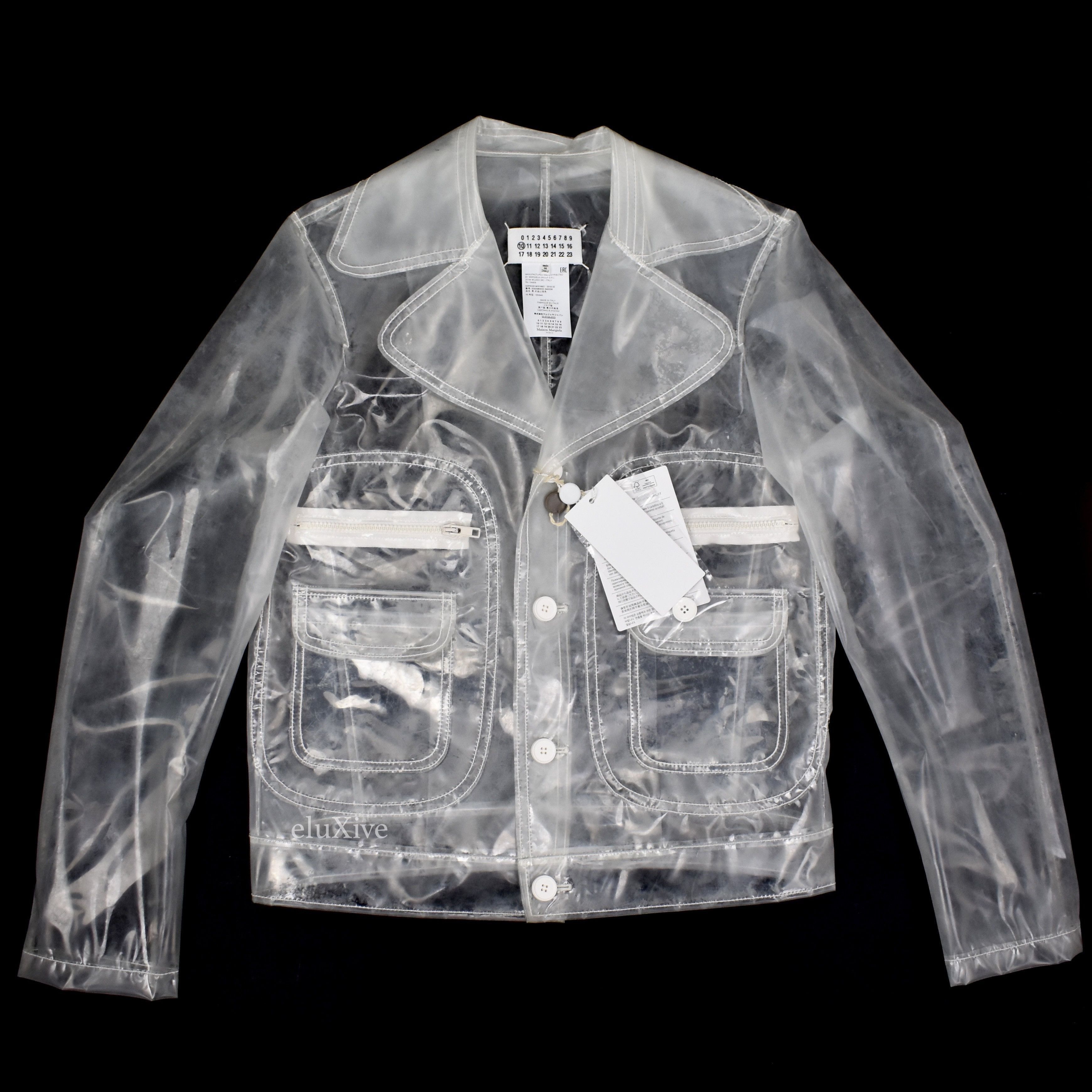 Maison Margiela Maison Margiela Transparent Clear PVC Jacket NWT Size US S / EU 44-46 / 1 - 1 Preview