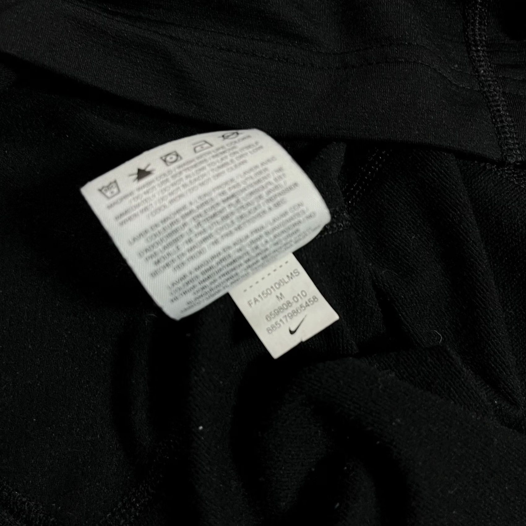 Nike Nike Pro Combat 1/4 Zip Pullover Mens M Black Long Sleeve Fitted Compression Shirt Size US M / EU 48-50 / 2 - 6 Thumbnail