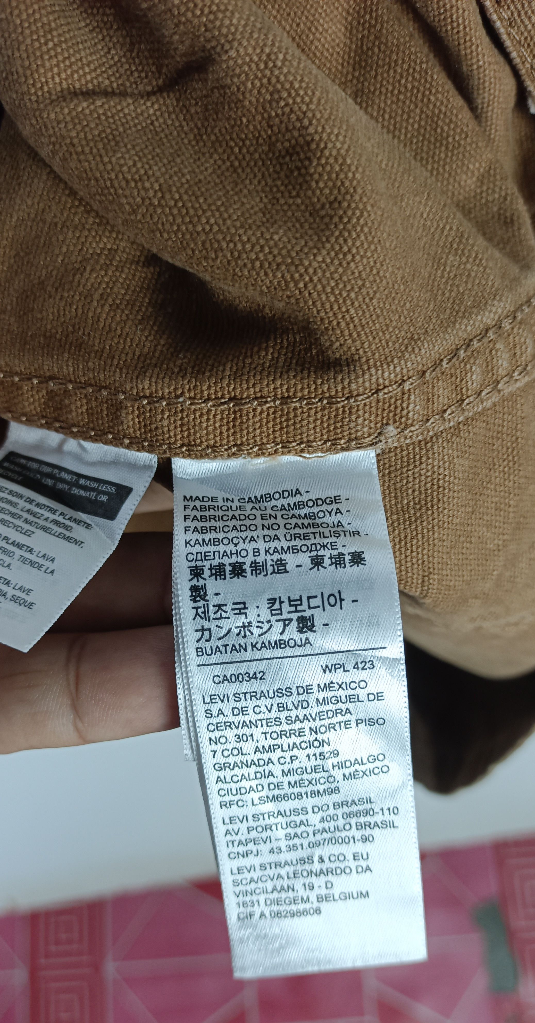Levi's Levi's Cotton Canvas Trucker Jacket Size US L / EU 52-54 / 3 - 16 Thumbnail