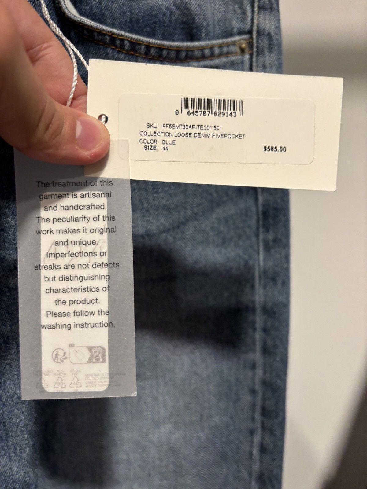424 424 Loose 5 pocket denim Size US 28 / EU 44 - 2 Thumbnail