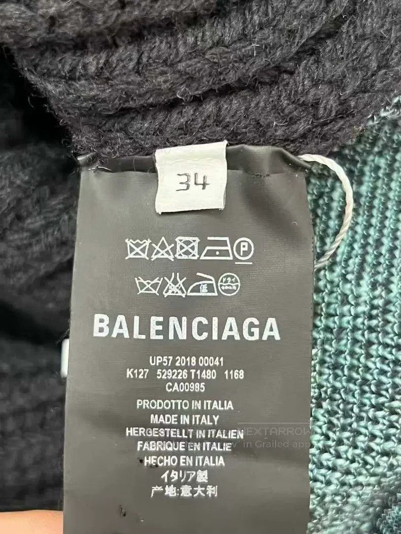Balenciaga Balenciaga Deconstructed Irregular Knit Sweater Size XXS / US 00 / IT 34 - 6 Thumbnail