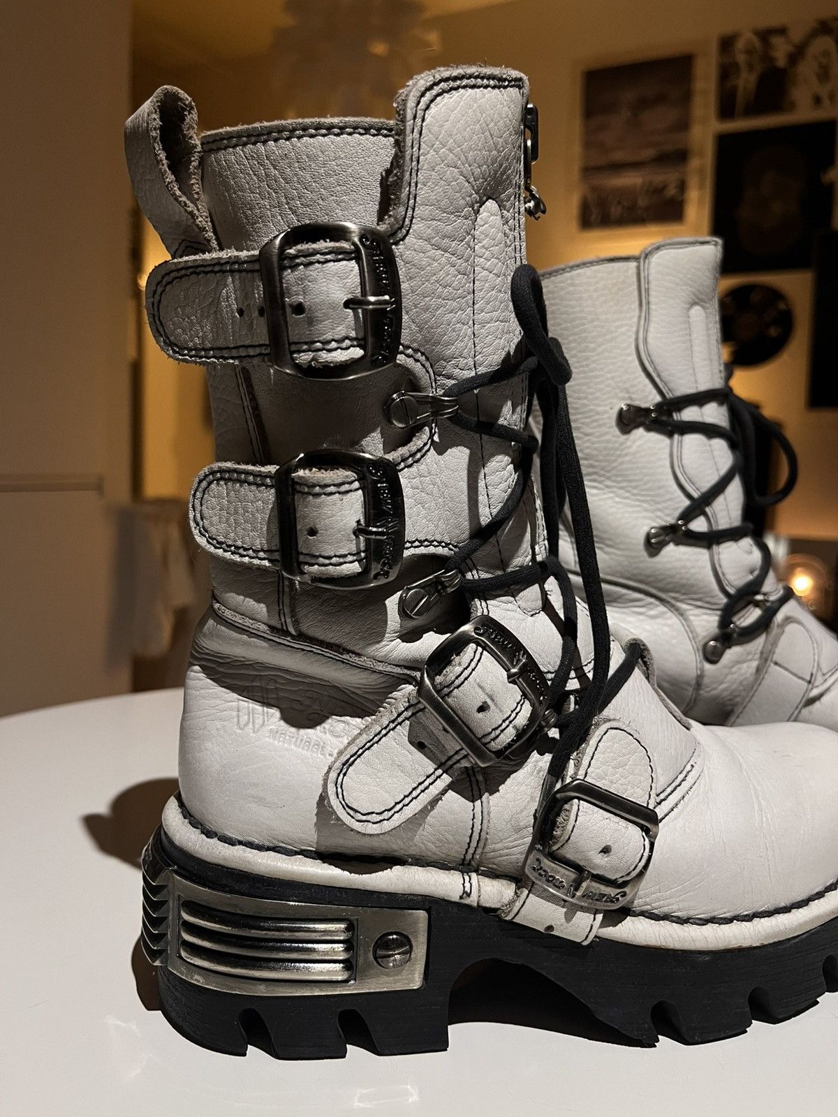 New Rock New Rock Platform Boots - Ultra Rare Vintage Size US 6 / IT 36 - 4 Thumbnail