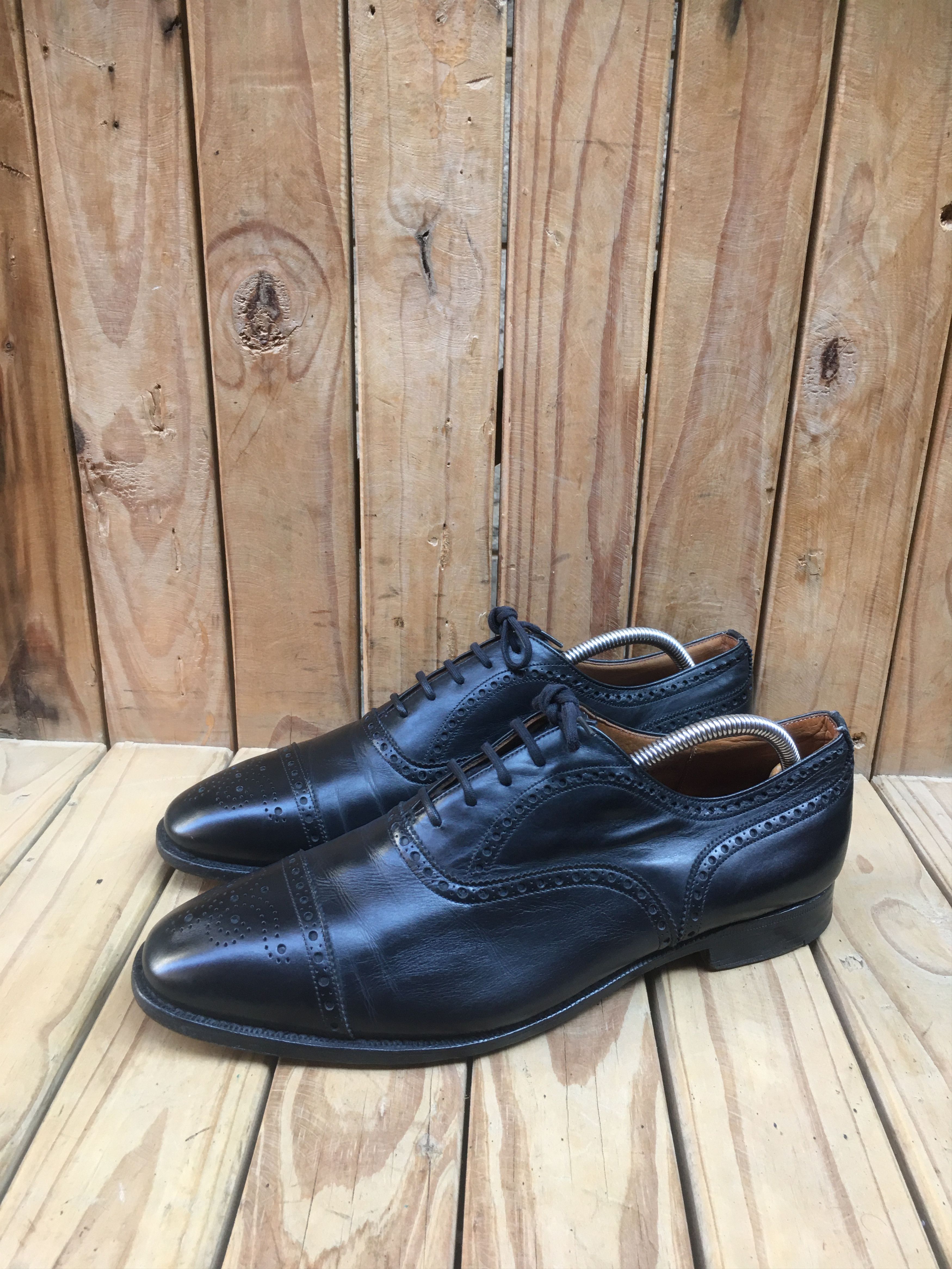 Church's 'DIPLOMAT' Black Leather Men's Shoes Uk G