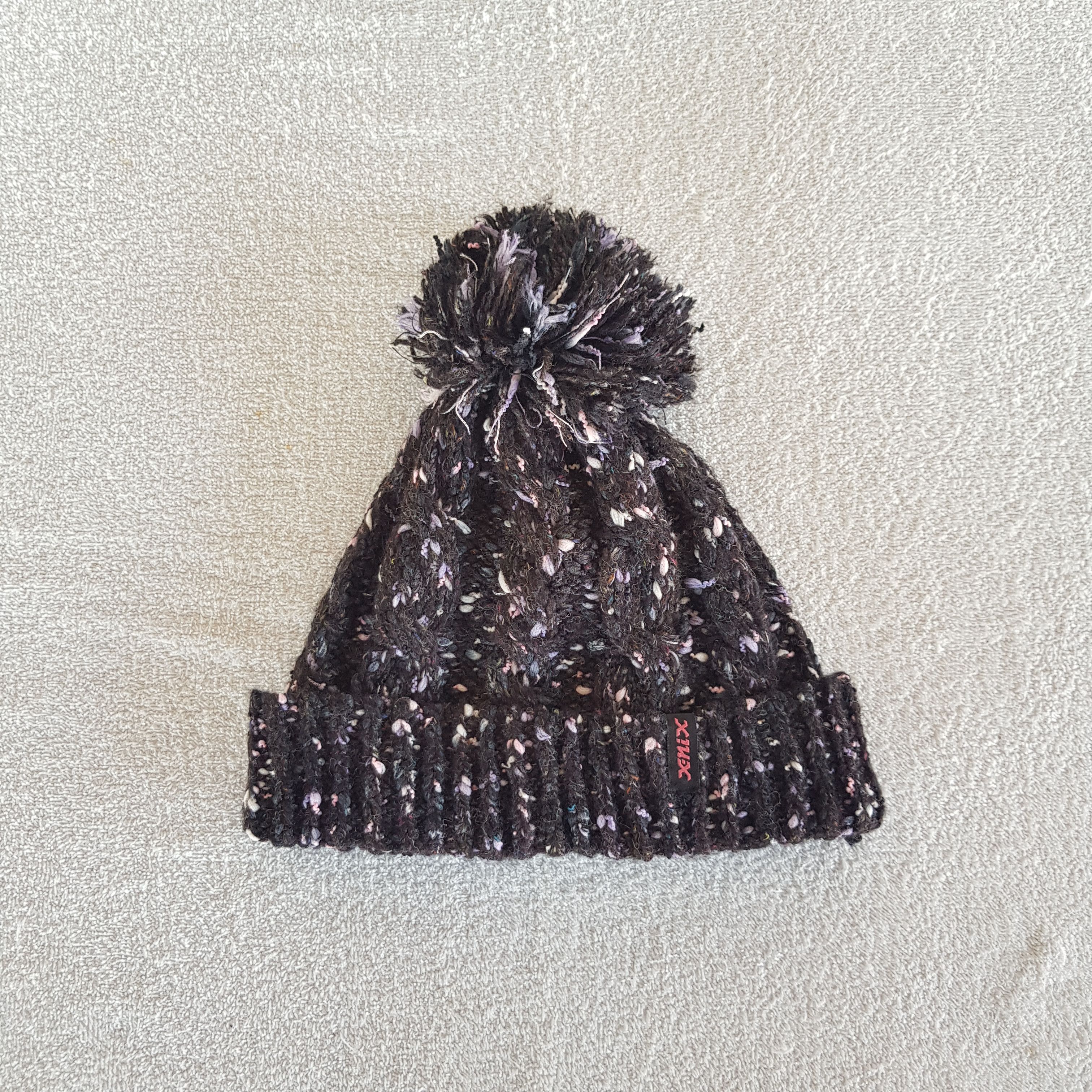Homespun Knitwear Vintage Japanese Ribbed Beanie Knit Crochet Ribbed Caps Hats Size ONE SIZE - 5 Thumbnail