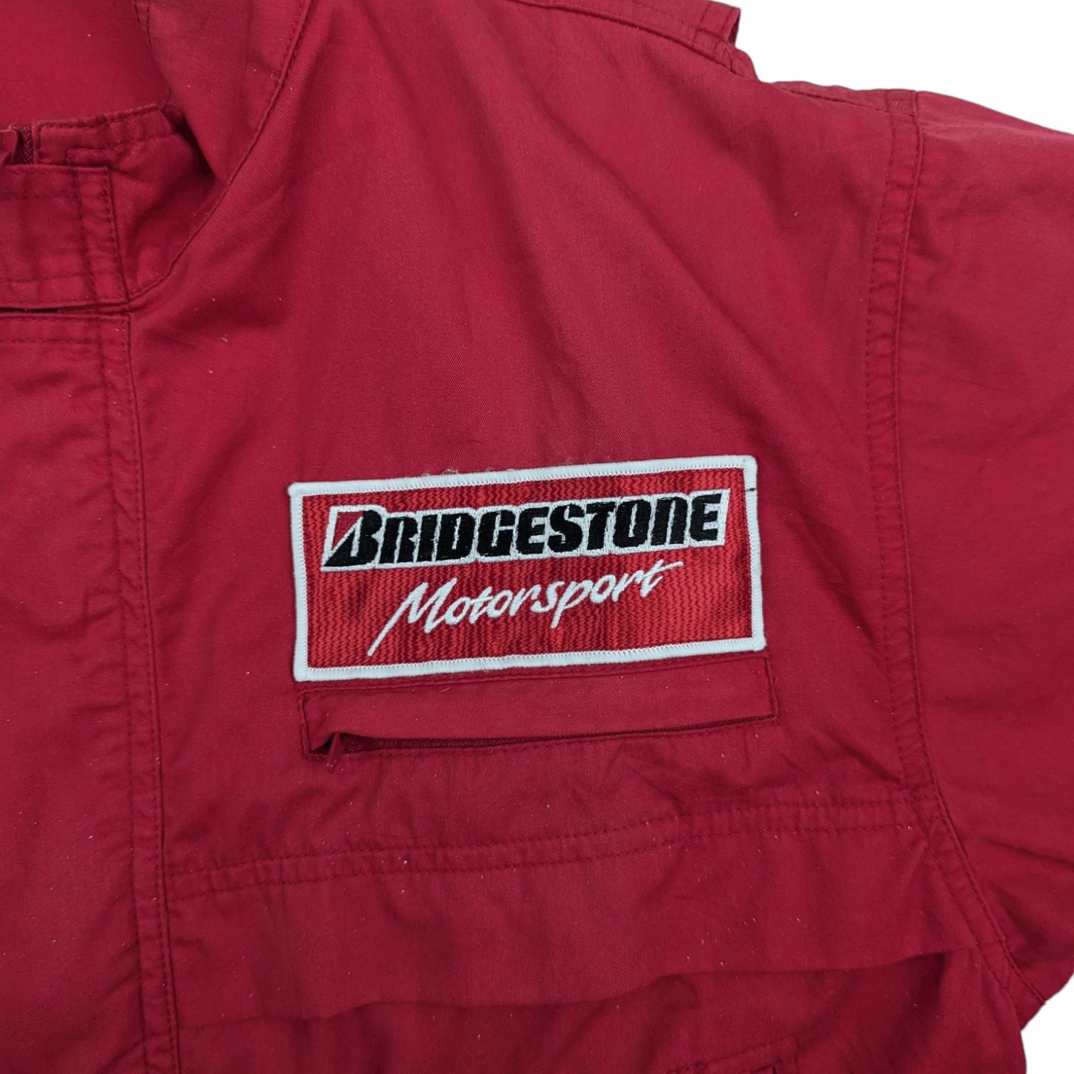 Japanese Brand Vintage BRIDGESTONE Racing Overall Jumpsuit Size US 35 - 5 Thumbnail