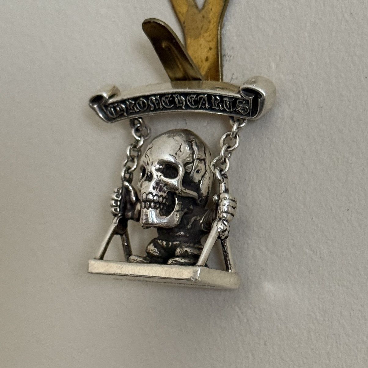 Chrome Hearts RARE Chrome Hearts Collector Foti Swing ‘Swinger’ Pin Size ONE SIZE - 5 Thumbnail