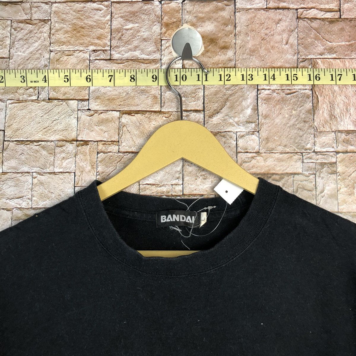 Japanese Brand Ripped distressed Bandai Gundam Cafe Black Tshirt #A493 Size US M / EU 48-50 / 2 - 4 Thumbnail