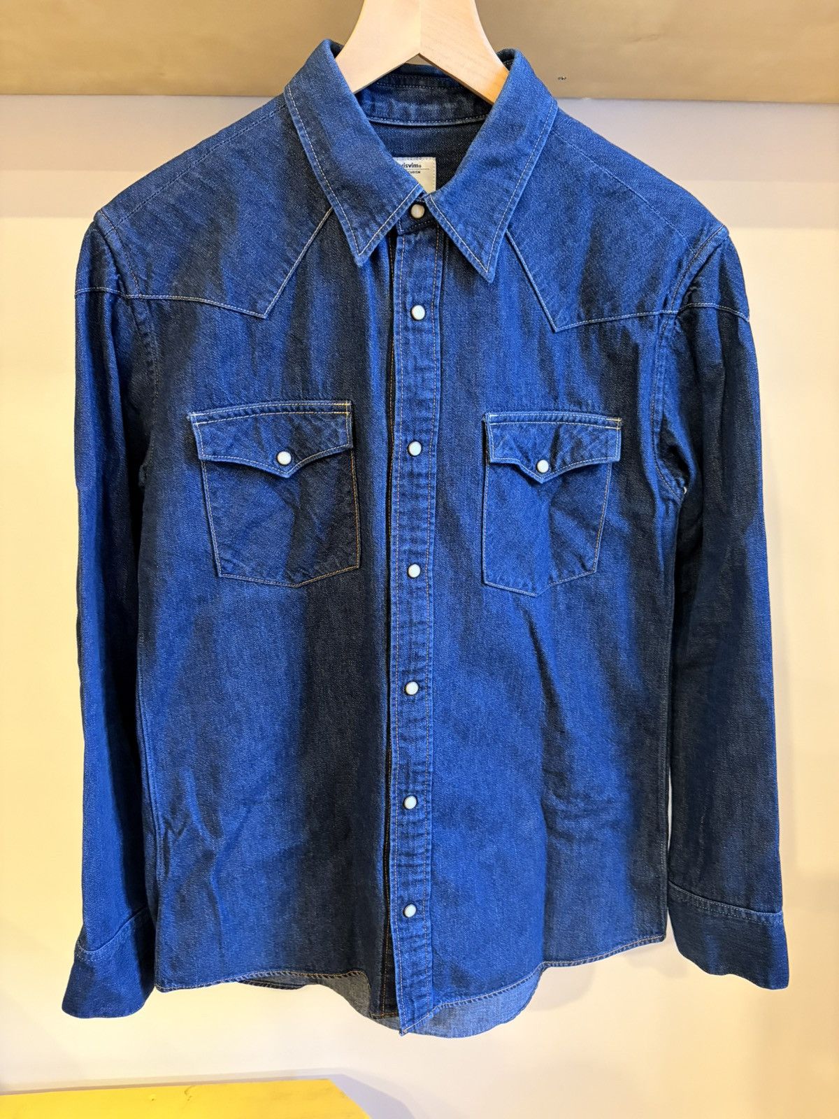 Visvim Visvim denim shirt Small 2 Size US S / EU 44-46 / 1 - 1 Thumbnail