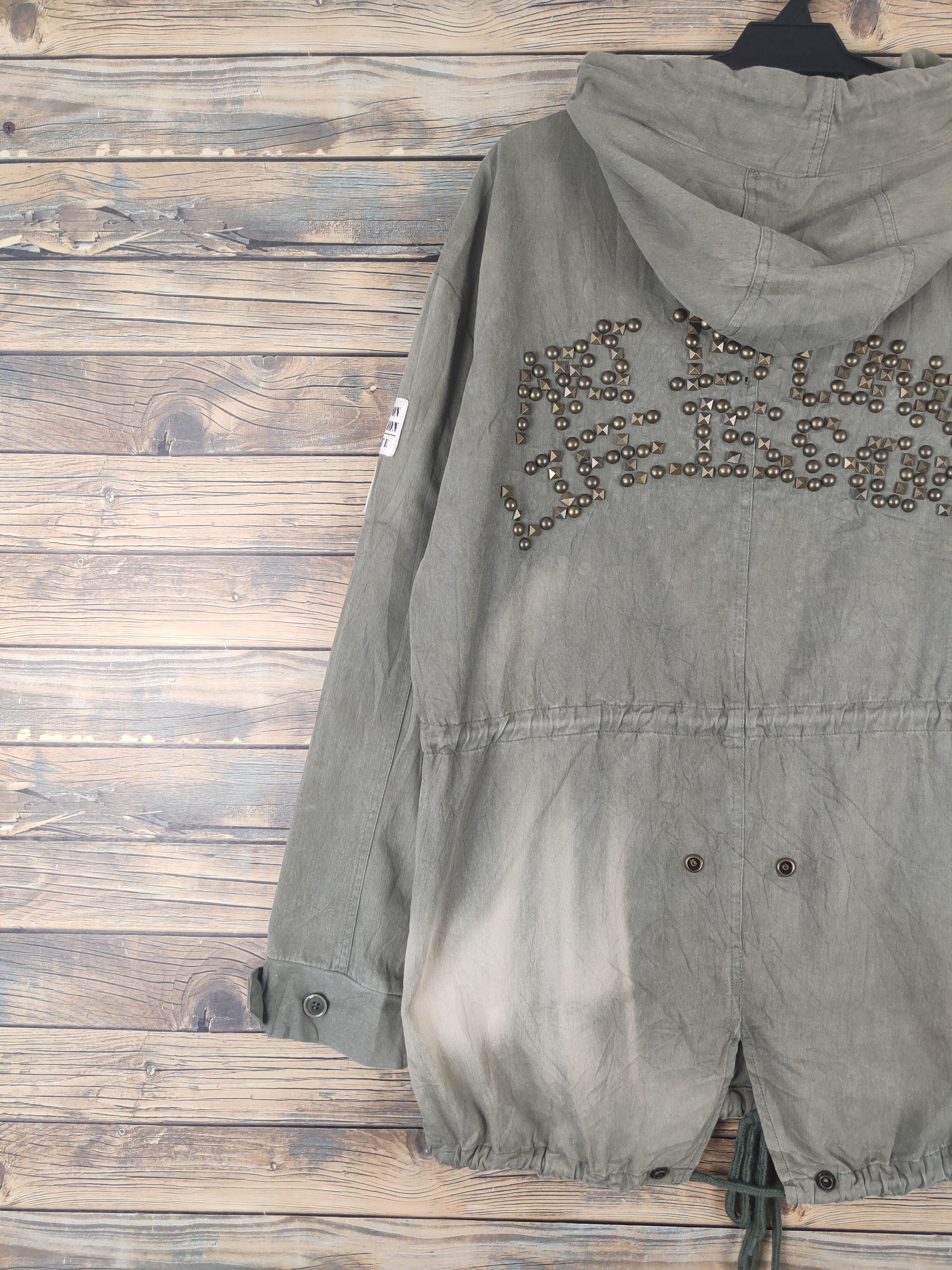Japanese Brand × Vintage Vintage Langrit Olive Faded Hoodie Jackets Size US L / EU 52-54 / 3 - 11 Thumbnail