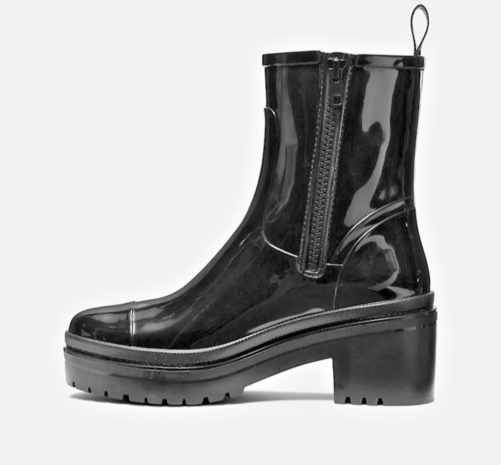 Michael Kors Michael Kors Karis Rain Boots Black Winter Snow 8 M NEW Size US 8 / IT 38 - 2 Thumbnail
