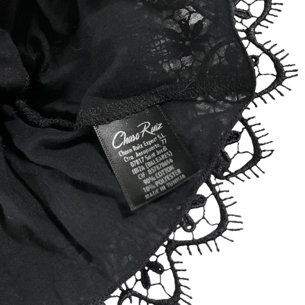 Charo Ruiz Charo Ruiz Ibiza Fleur Mini Skirt in Black Size 27" / US 4 / IT 40 - 8 Thumbnail