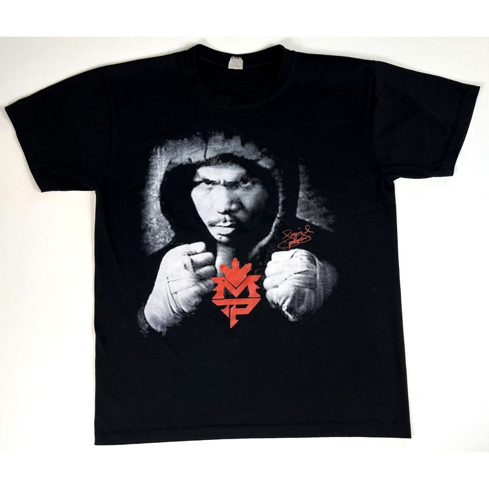 Vintage Manny Pacquiao Men's Vintage T-Shirt Boxing Sz S Black Short Sleeve Crew Neck Shirt Mens XS/Small Size US S / EU 44-46 / 1 - 2 Thumbnail