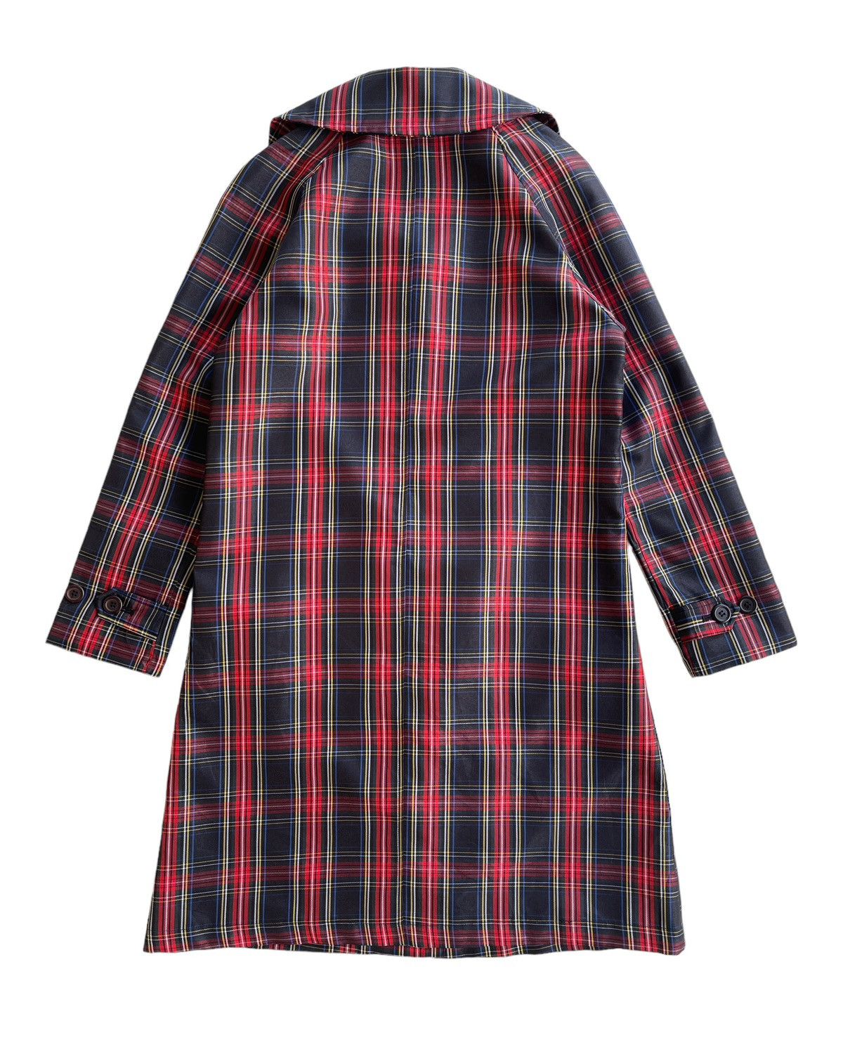 Japanese Brand Vintage Super Lovers Tartan Trench Coat Size M / US 6-8 / IT 42-44 - 3 Thumbnail