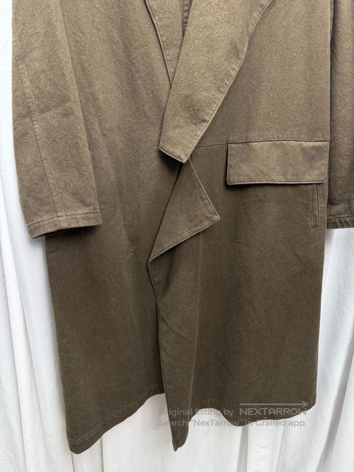 Yohji Yamamoto Yohji Yamamoto Y's Distressed Washed Coat. Size US M / EU 48-50 / 2 - 3 Thumbnail