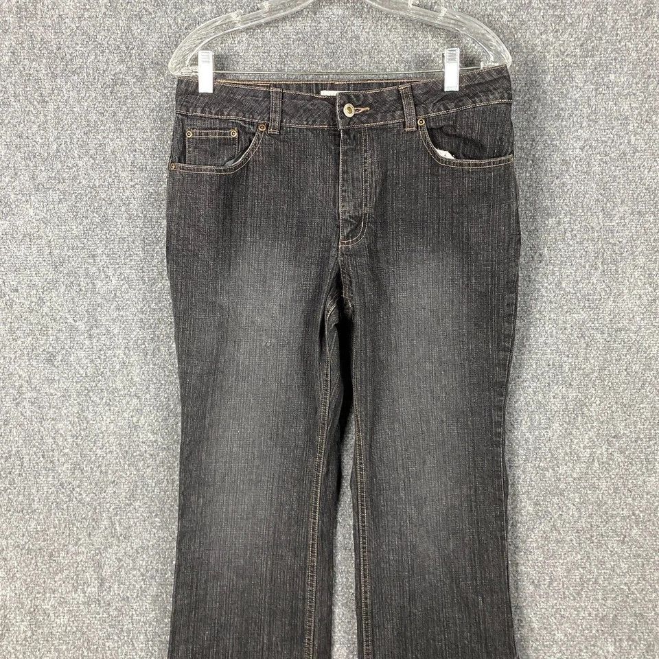 Coldwater Creek Coldwater Creek Jeans Women's 12P Straight Leg Denim Cotton Size 34" / US 12 / IT 48 - 2 Thumbnail