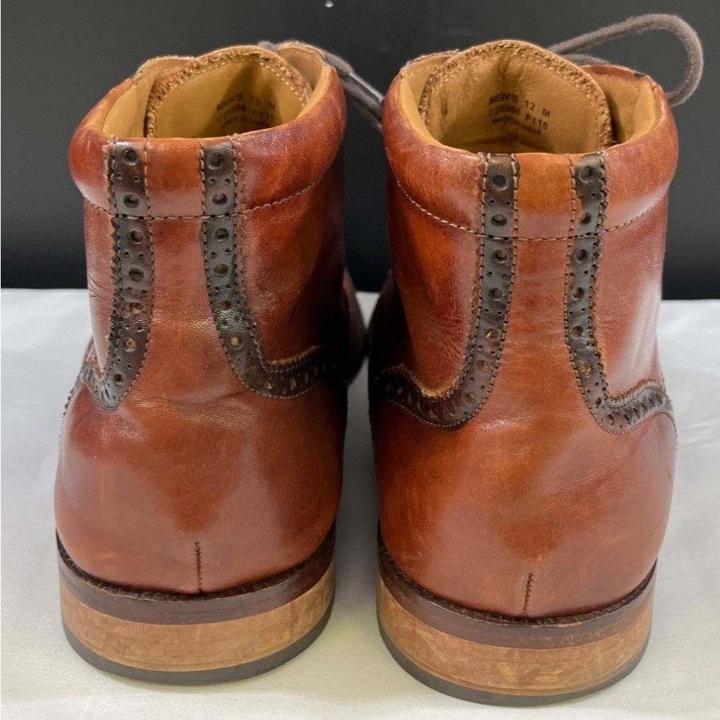 Cole Haan Cole Haan Men's Brown Leather Dress Shoes/Oxfords Sz 12M SKU Size US 12 / EU 45 - 4 Thumbnail