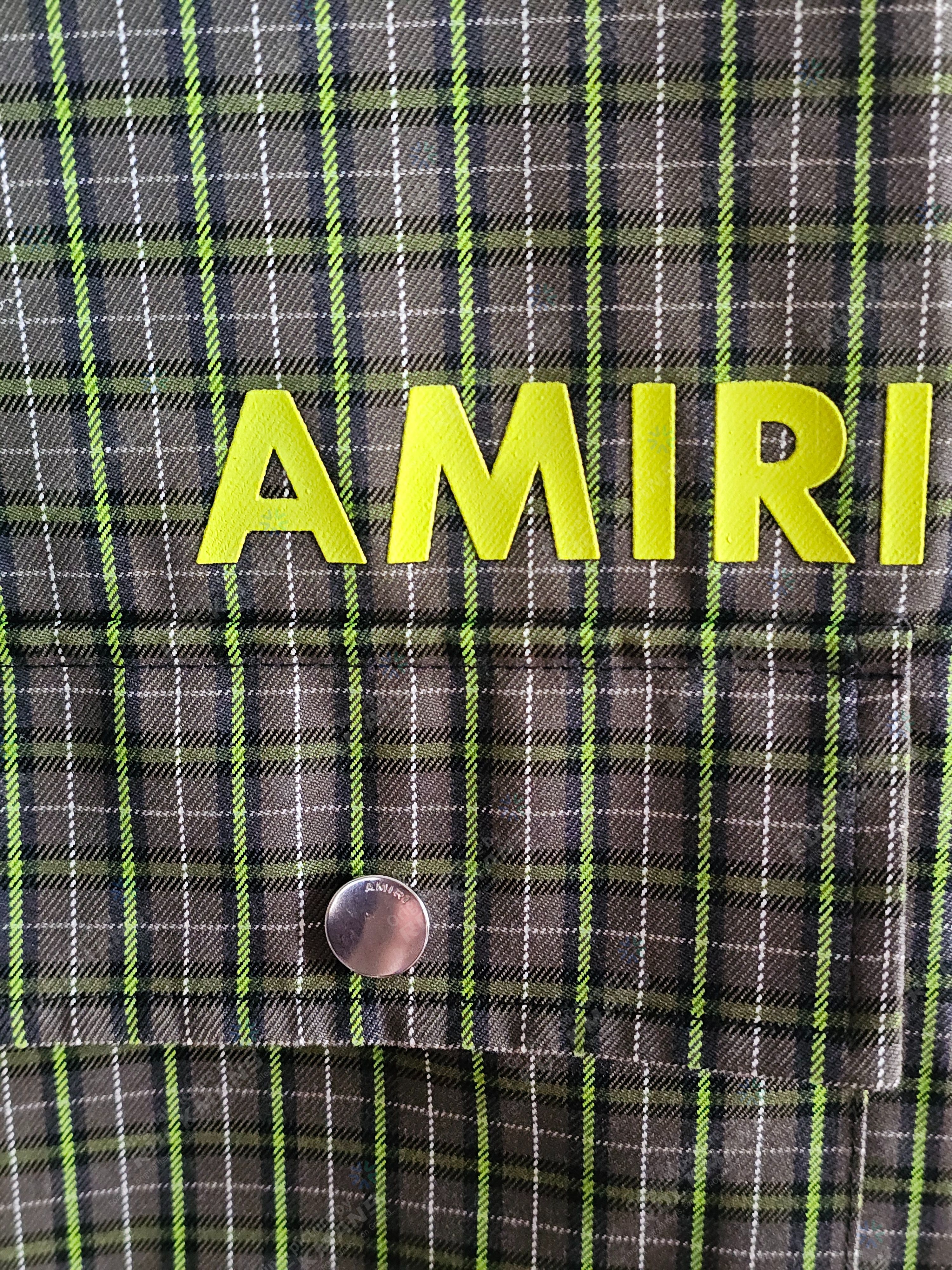 Amiri AMIRI Green Overshirt Jacket Size XL Like New Size US XL / EU 56 / 4 - 4 Thumbnail