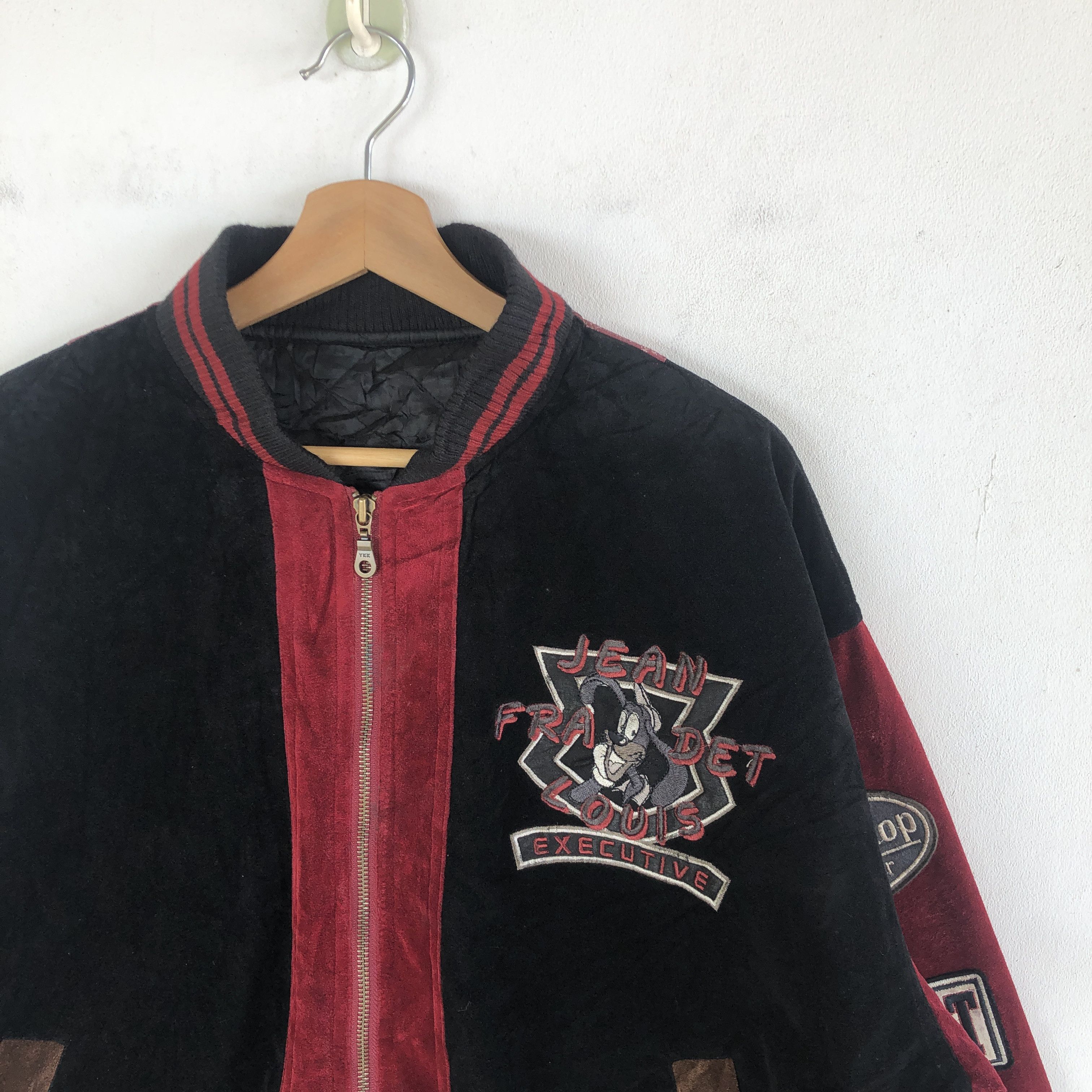 Vintage Vintage Jean Louis Fradet Varsity Jacket Wool Jacket Size US XL / EU 56 / 4 - 3 Thumbnail