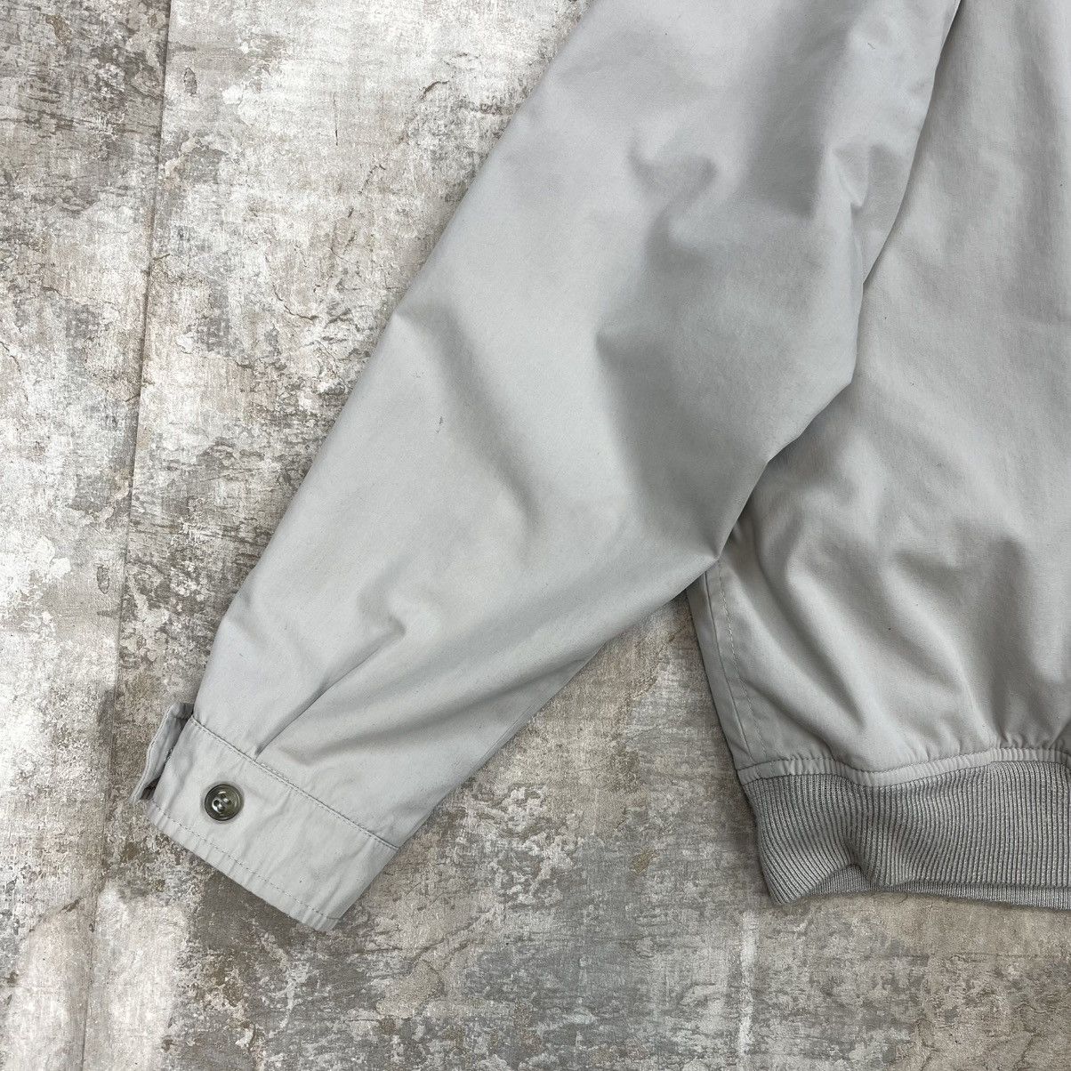 Burberry × Vintage BURBERRY LIGHT BOMBER JACKET GREY LOGO Size US M / EU 48-50 / 2 - 13 Thumbnail