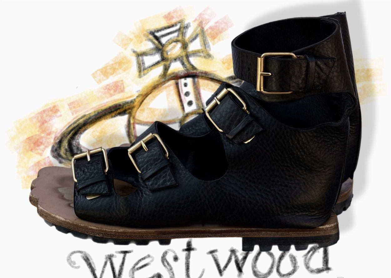 Vivienne Westwood Vivienne Westwood Gladiator Sandal Animal Toe 4 Strap Men's Size US 9 / EU 42 - 2 Thumbnail