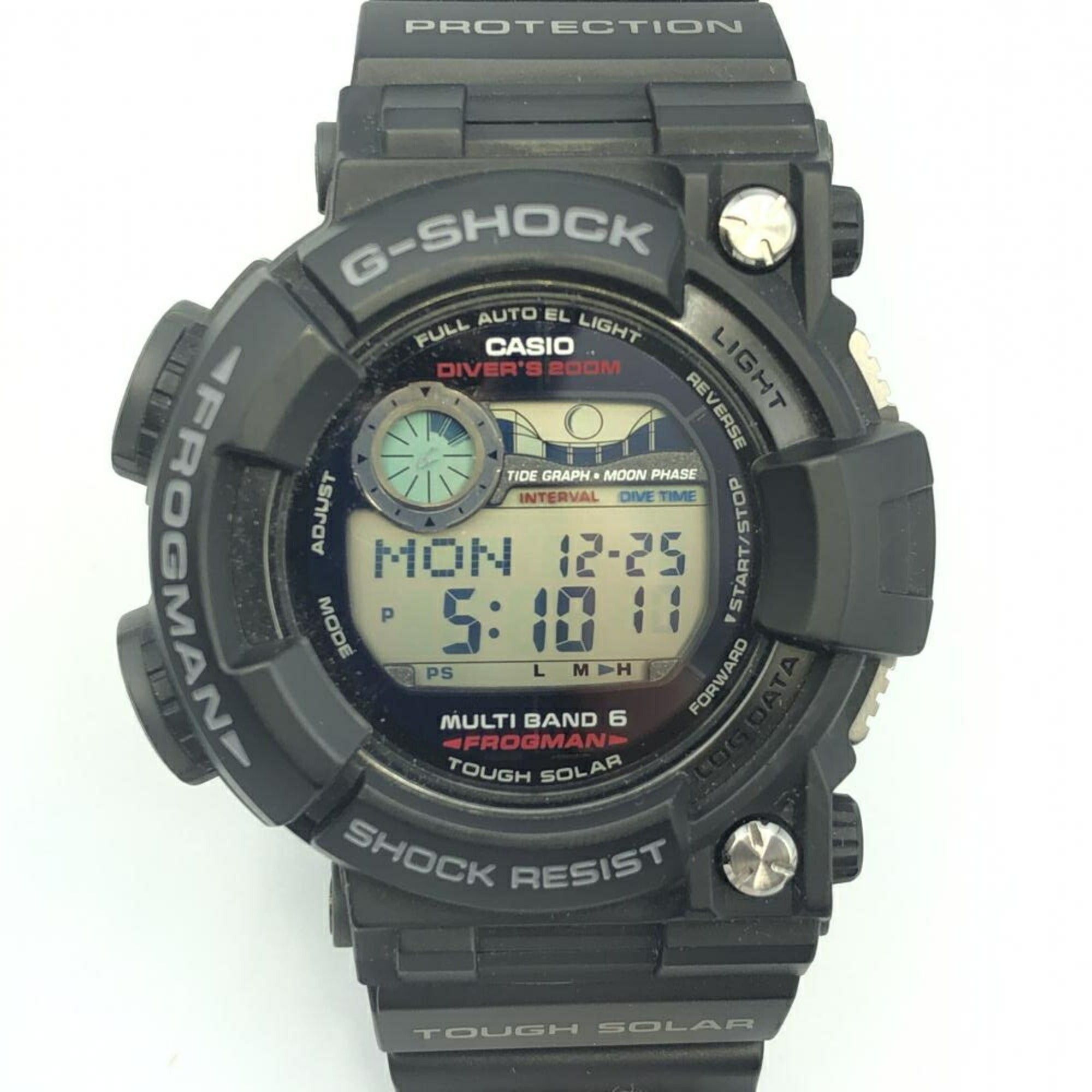 image of Casio G-Shock Watch Frogman Gwf-1000-1Jf G-Shock Frogman Black, Women's