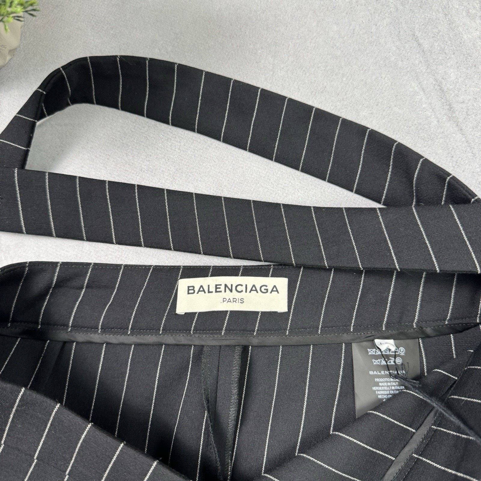 Balenciaga Balenciaga New Midi Striped Skirt Black Size 40 Size 28" / US 6 / IT 42 - 10 Thumbnail
