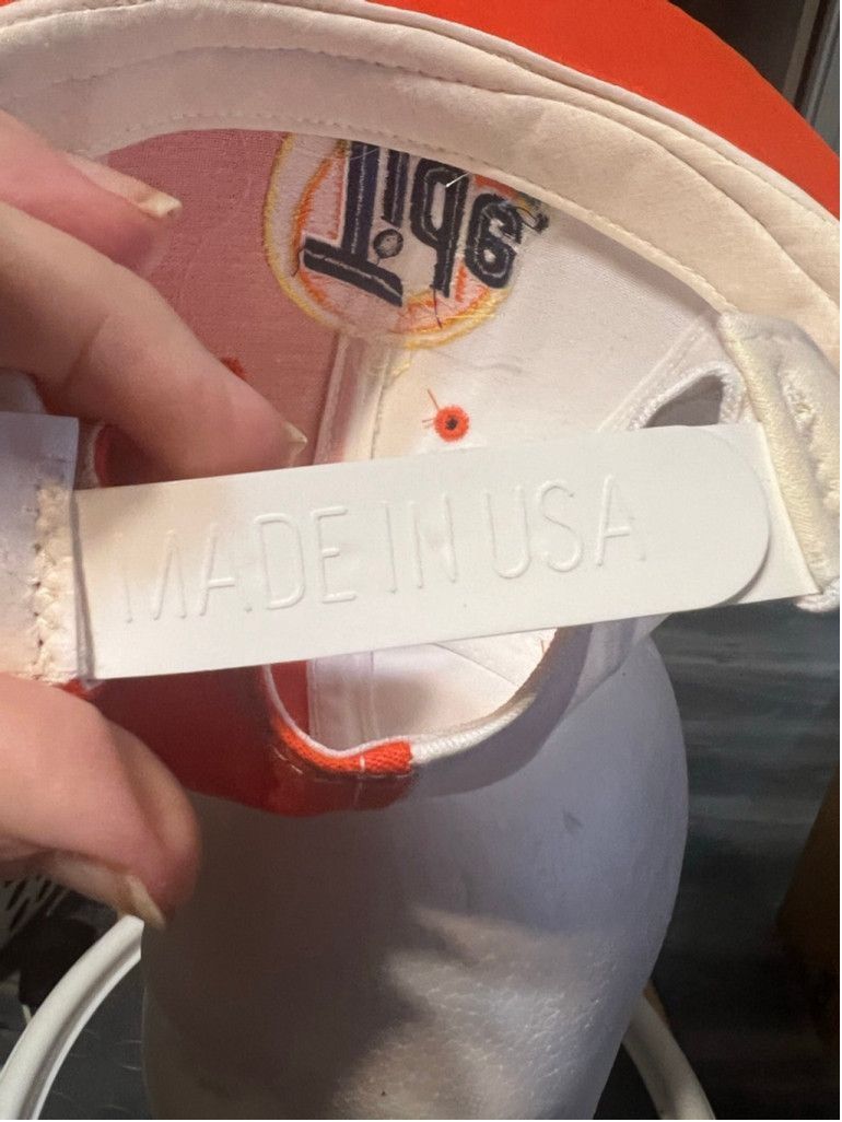 Vintage Men's Tide Racing Team One Size Snapback Hat Orange White Size ONE SIZE - 8 Thumbnail